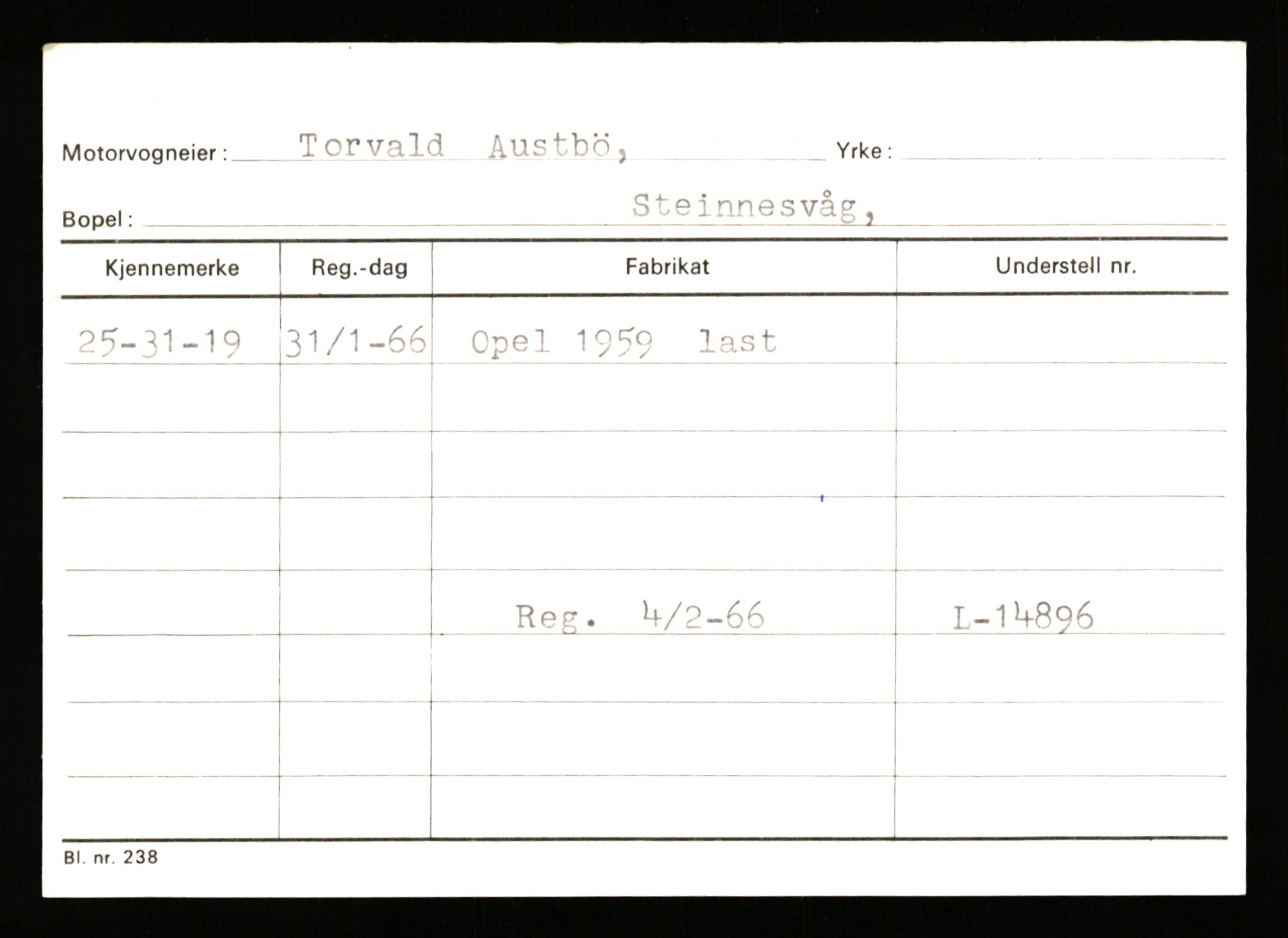 Stavanger trafikkstasjon, AV/SAST-A-101942/0/G/L0011: Registreringsnummer: 240000 - 363477, 1930-1971, p. 497