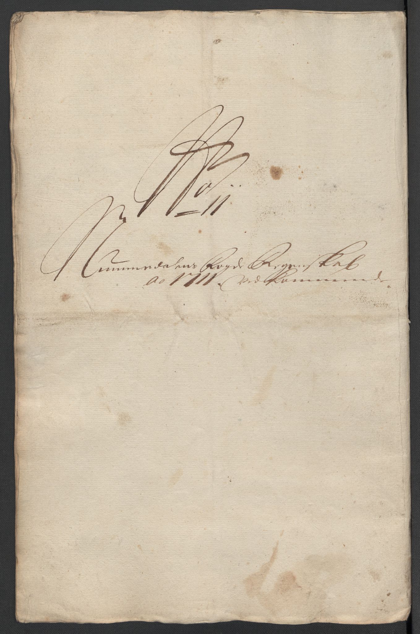 Rentekammeret inntil 1814, Reviderte regnskaper, Fogderegnskap, RA/EA-4092/R64/L4432: Fogderegnskap Namdal, 1711, p. 352