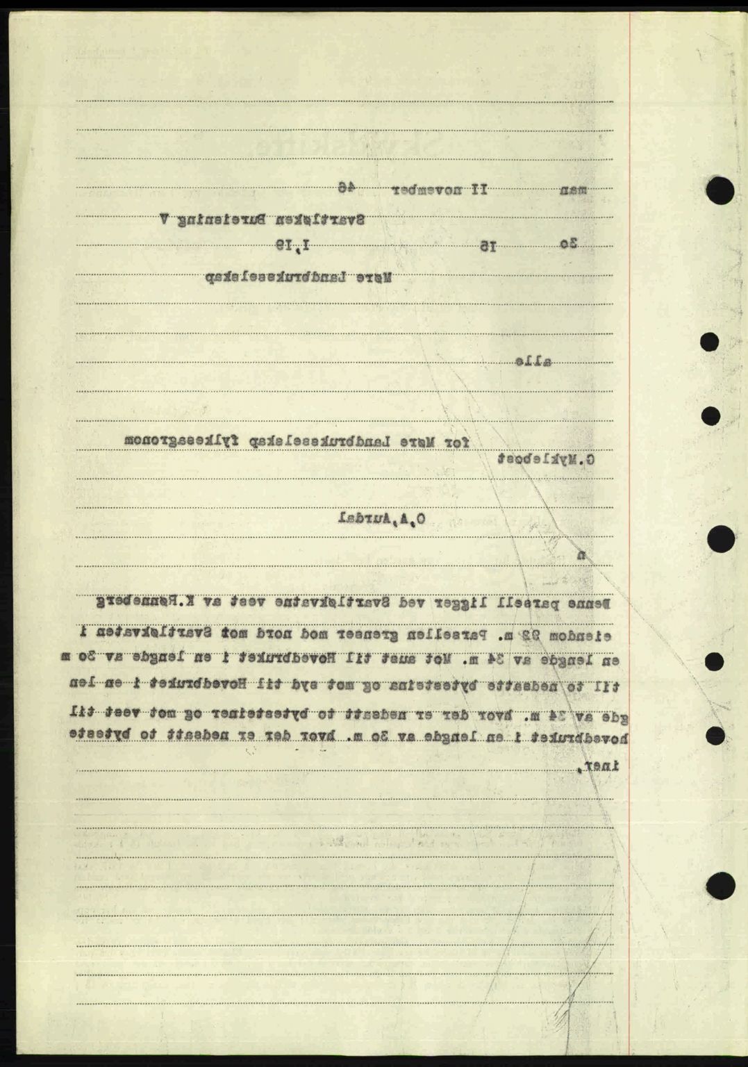 Nordre Sunnmøre sorenskriveri, AV/SAT-A-0006/1/2/2C/2Ca: Mortgage book no. A23, 1946-1947, Diary no: : 1944/1946