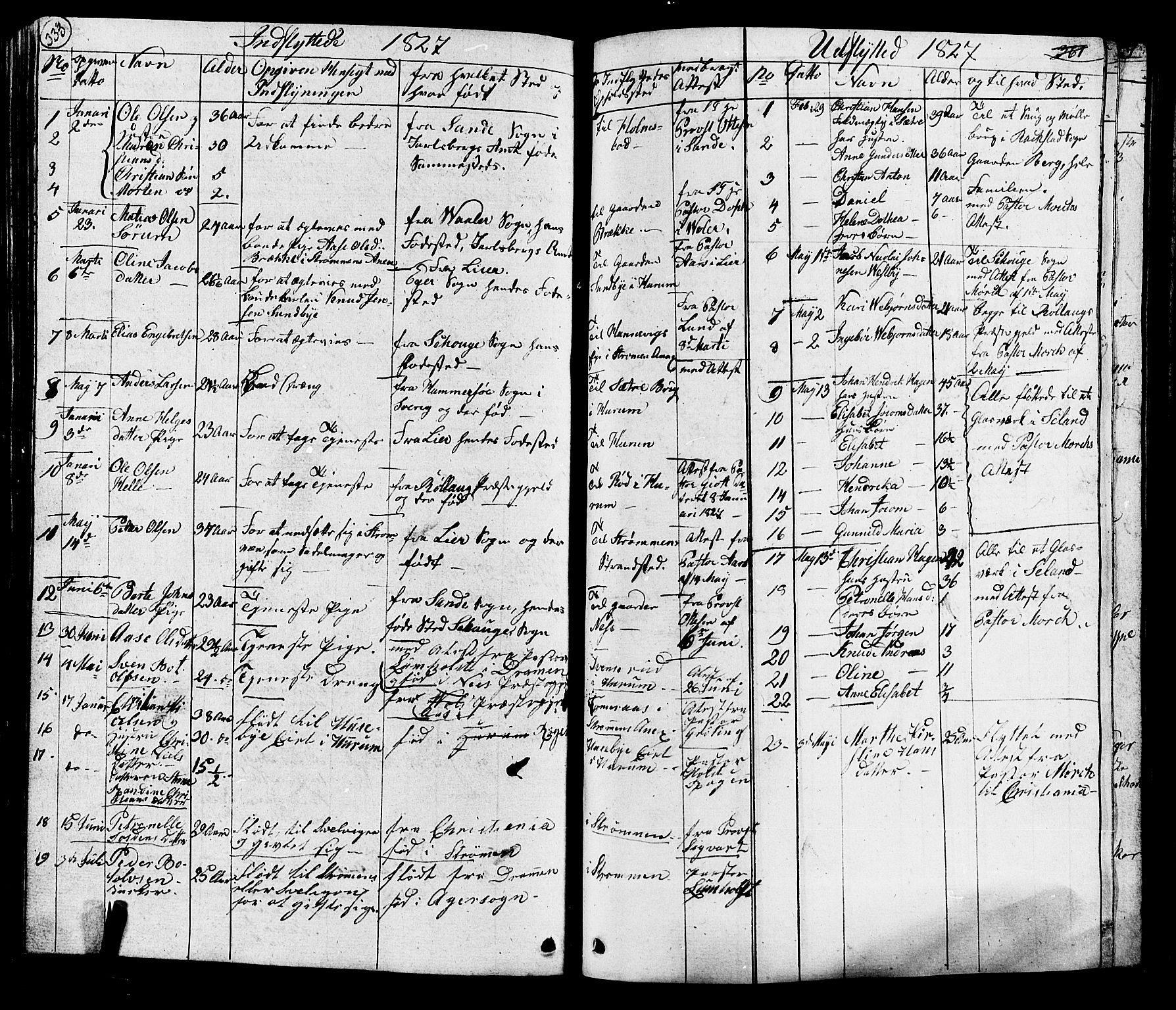 Hurum kirkebøker, SAKO/A-229/G/Ga/L0002: Parish register (copy) no. I 2, 1827-1857, p. 333