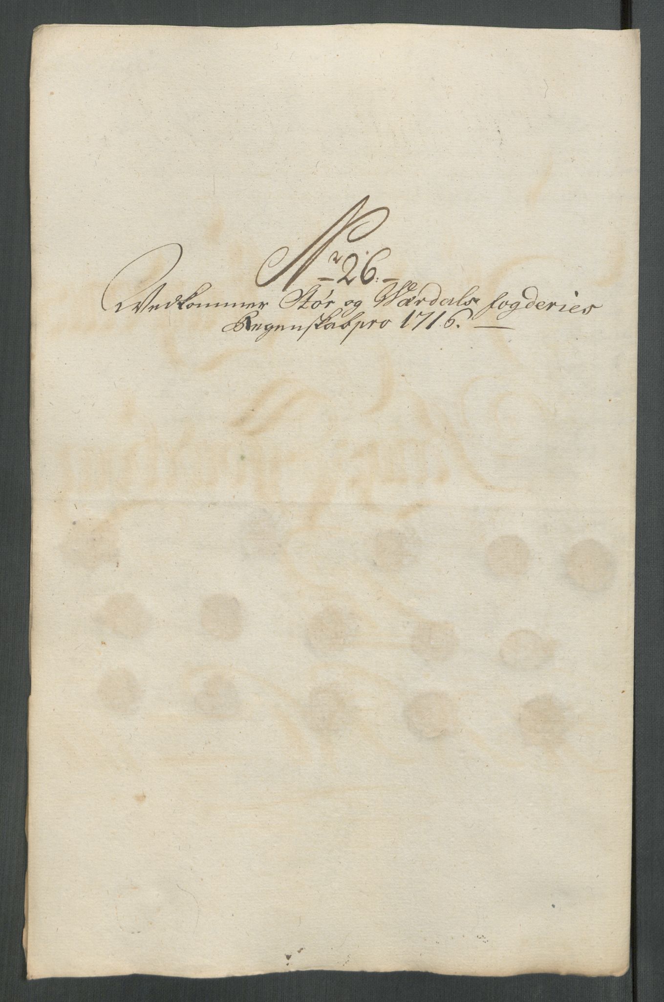 Rentekammeret inntil 1814, Reviderte regnskaper, Fogderegnskap, AV/RA-EA-4092/R62/L4206: Fogderegnskap Stjørdal og Verdal, 1716, p. 240