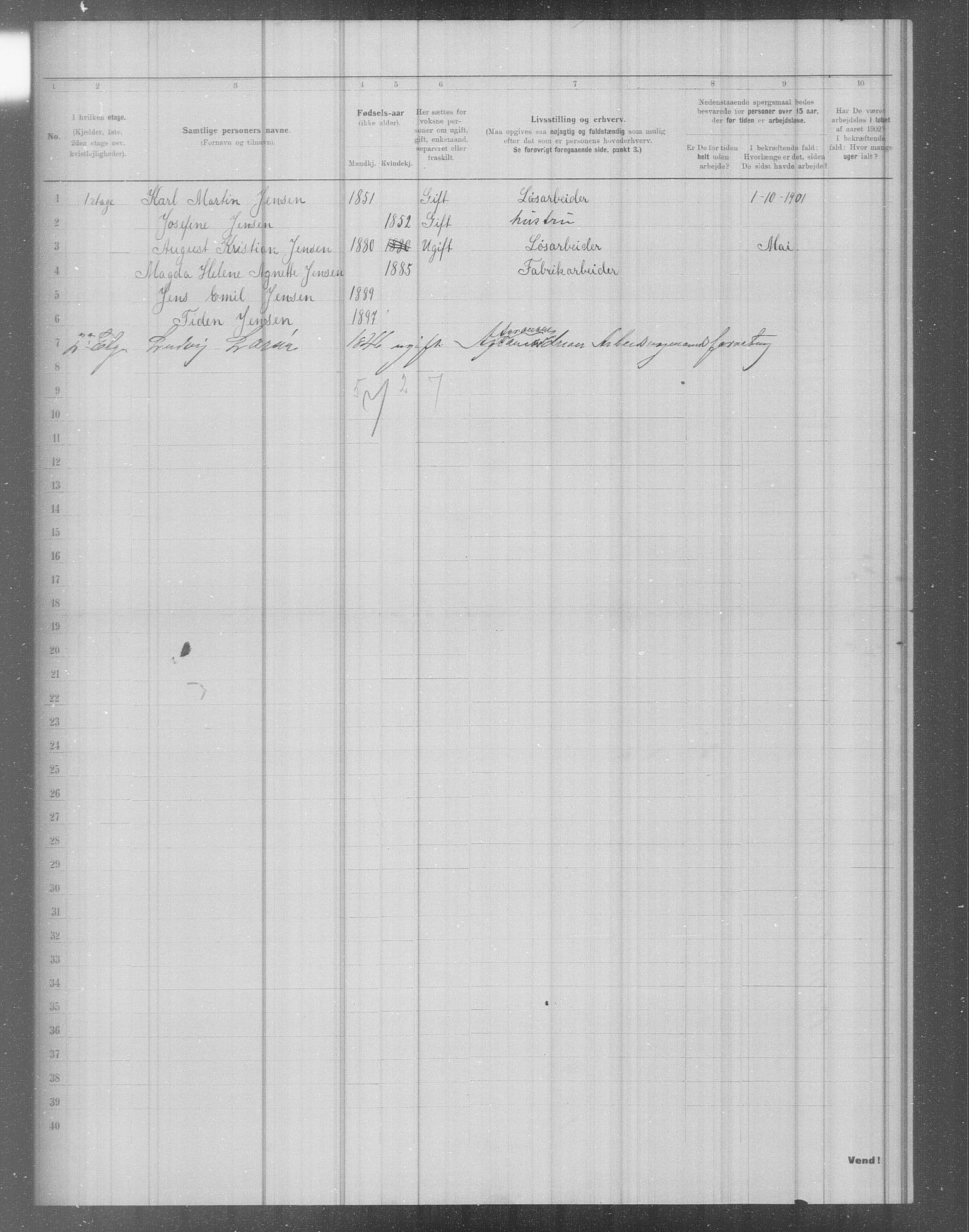 OBA, Municipal Census 1902 for Kristiania, 1902, p. 2935