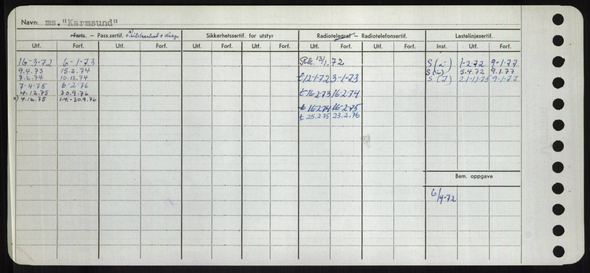 Sjøfartsdirektoratet med forløpere, Skipsmålingen, RA/S-1627/H/Hd/L0020: Fartøy, K-Kon, p. 122