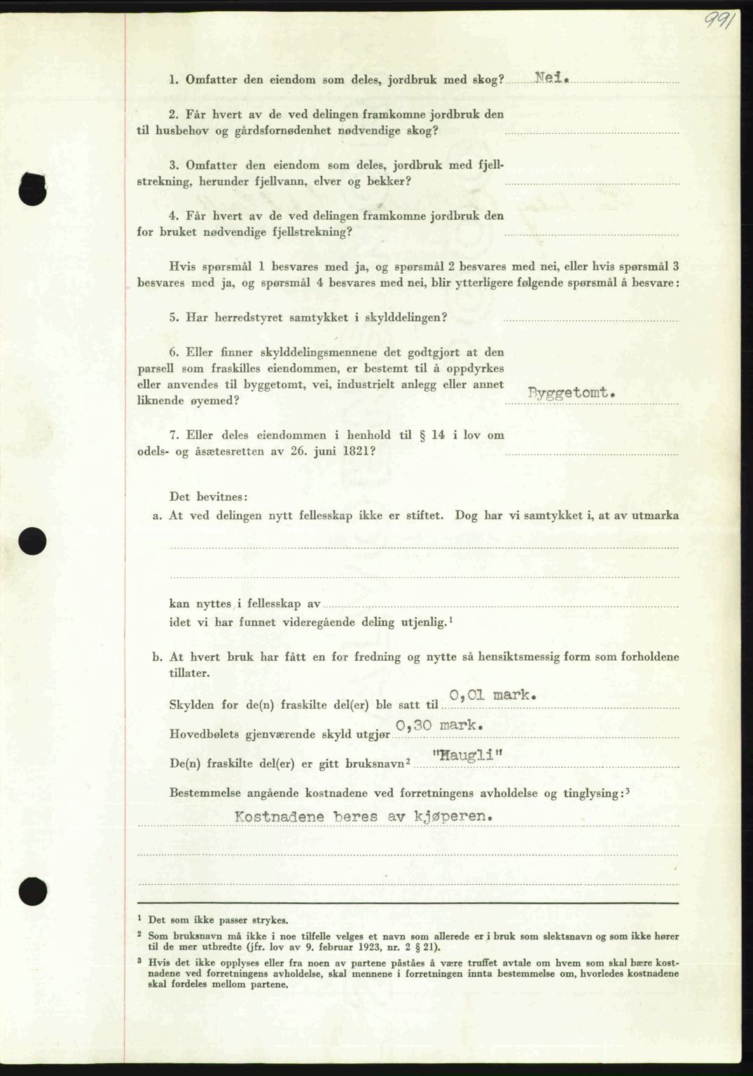 Nordmøre sorenskriveri, AV/SAT-A-4132/1/2/2Ca: Mortgage book no. A109, 1948-1948, Diary no: : 3297/1948