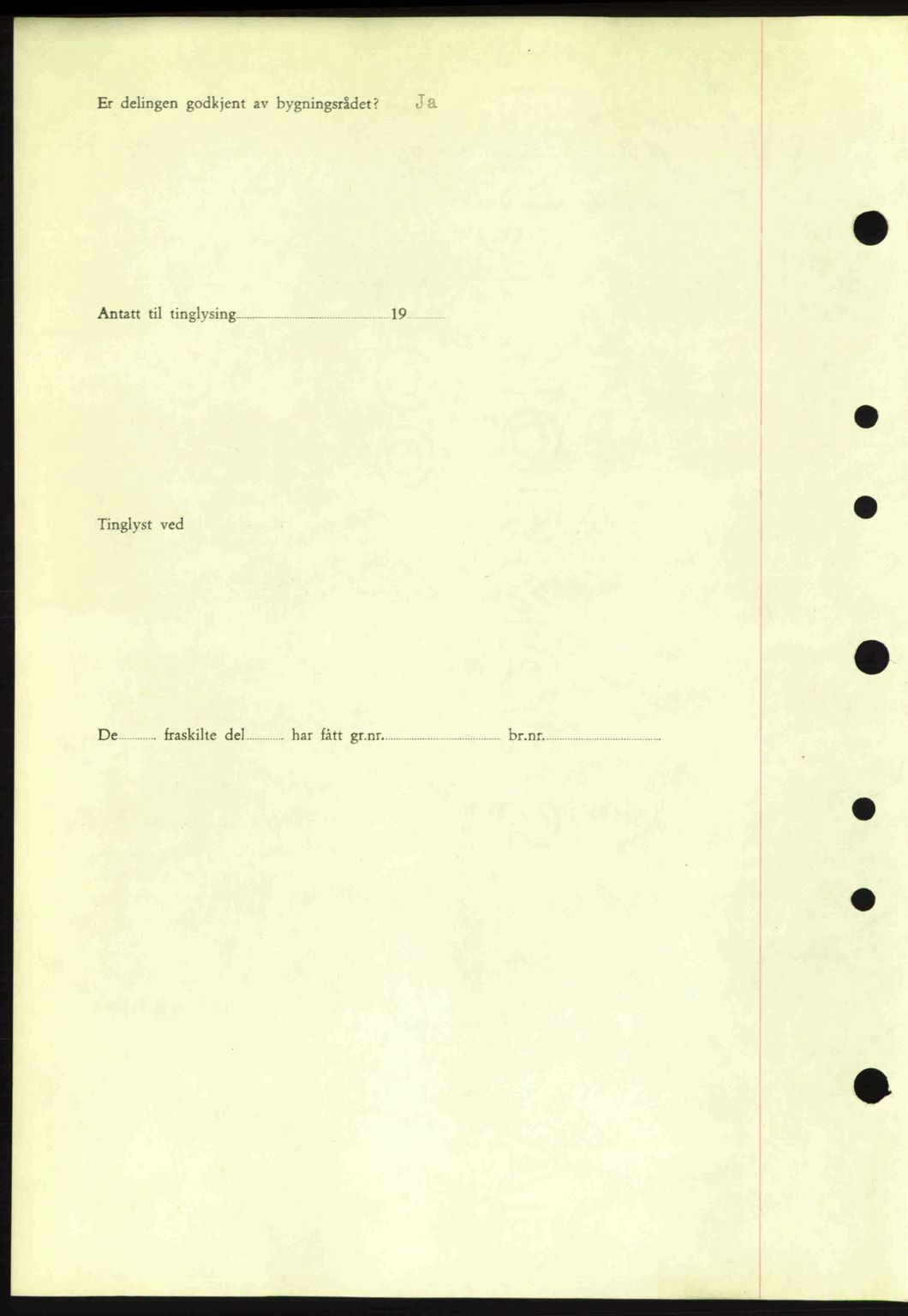 Moss sorenskriveri, SAO/A-10168: Mortgage book no. A9, 1941-1942, Diary no: : 83/1942