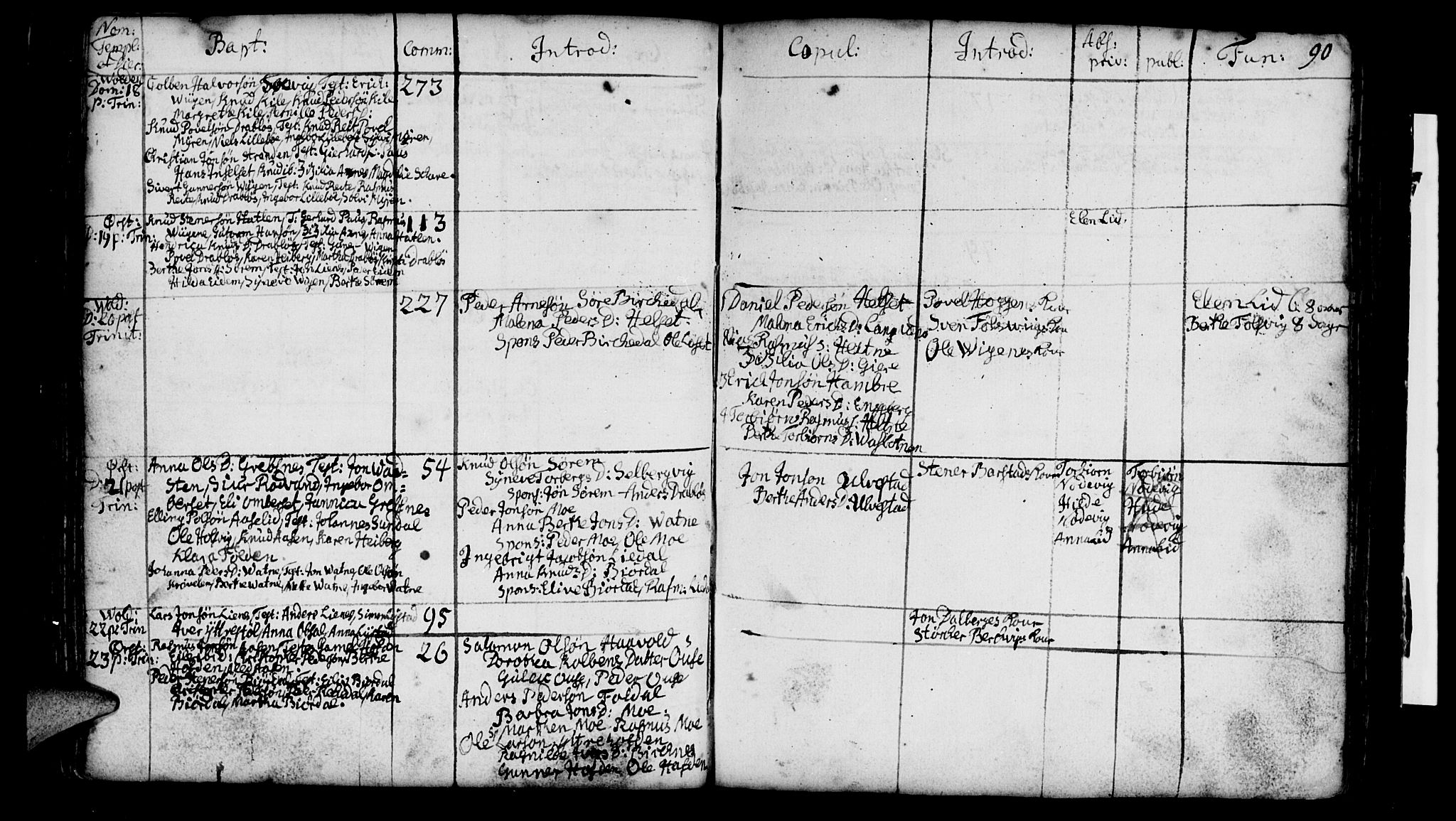Ministerialprotokoller, klokkerbøker og fødselsregistre - Møre og Romsdal, SAT/A-1454/511/L0135: Parish register (official) no. 511A02, 1741-1760, p. 90