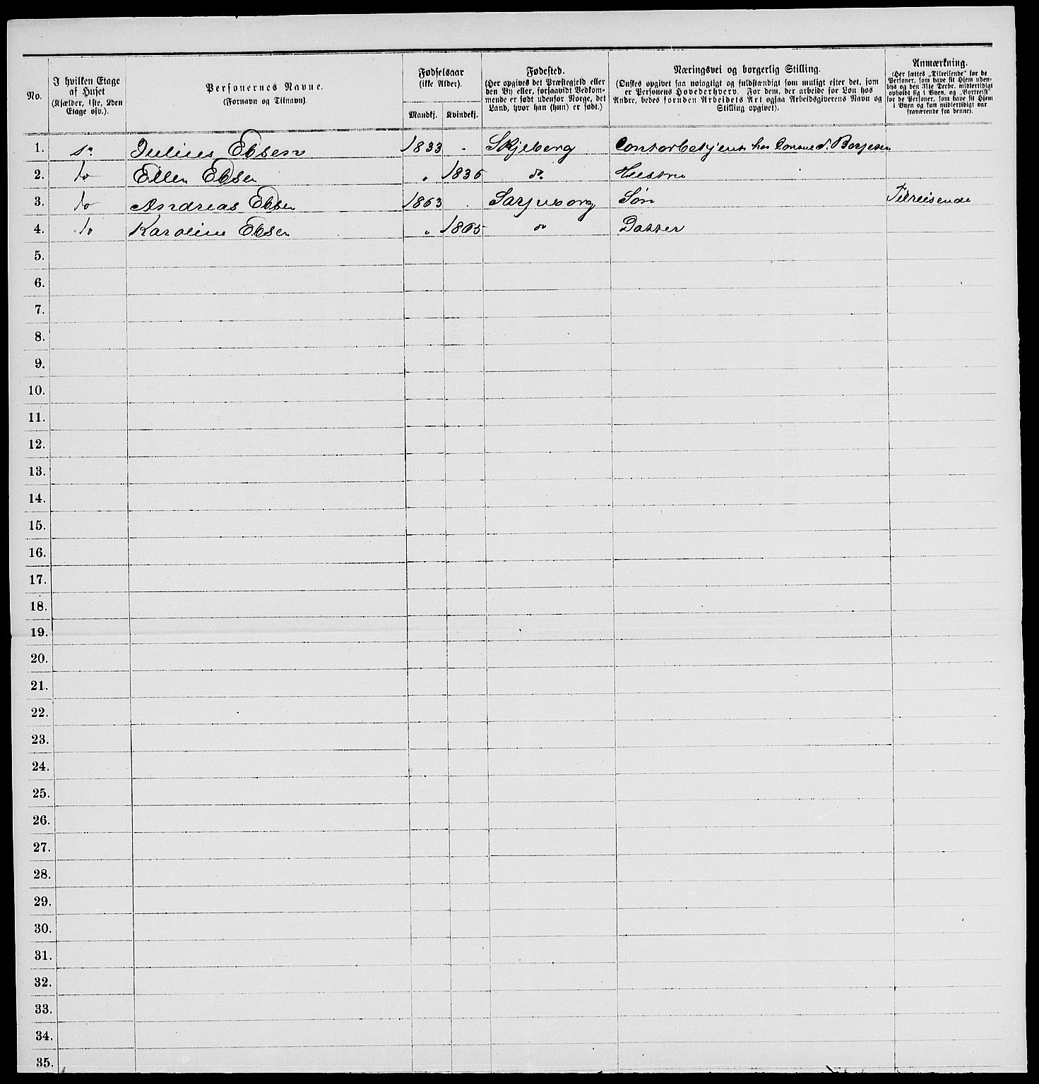 RA, 1885 census for 0102 Sarpsborg, 1885, p. 471