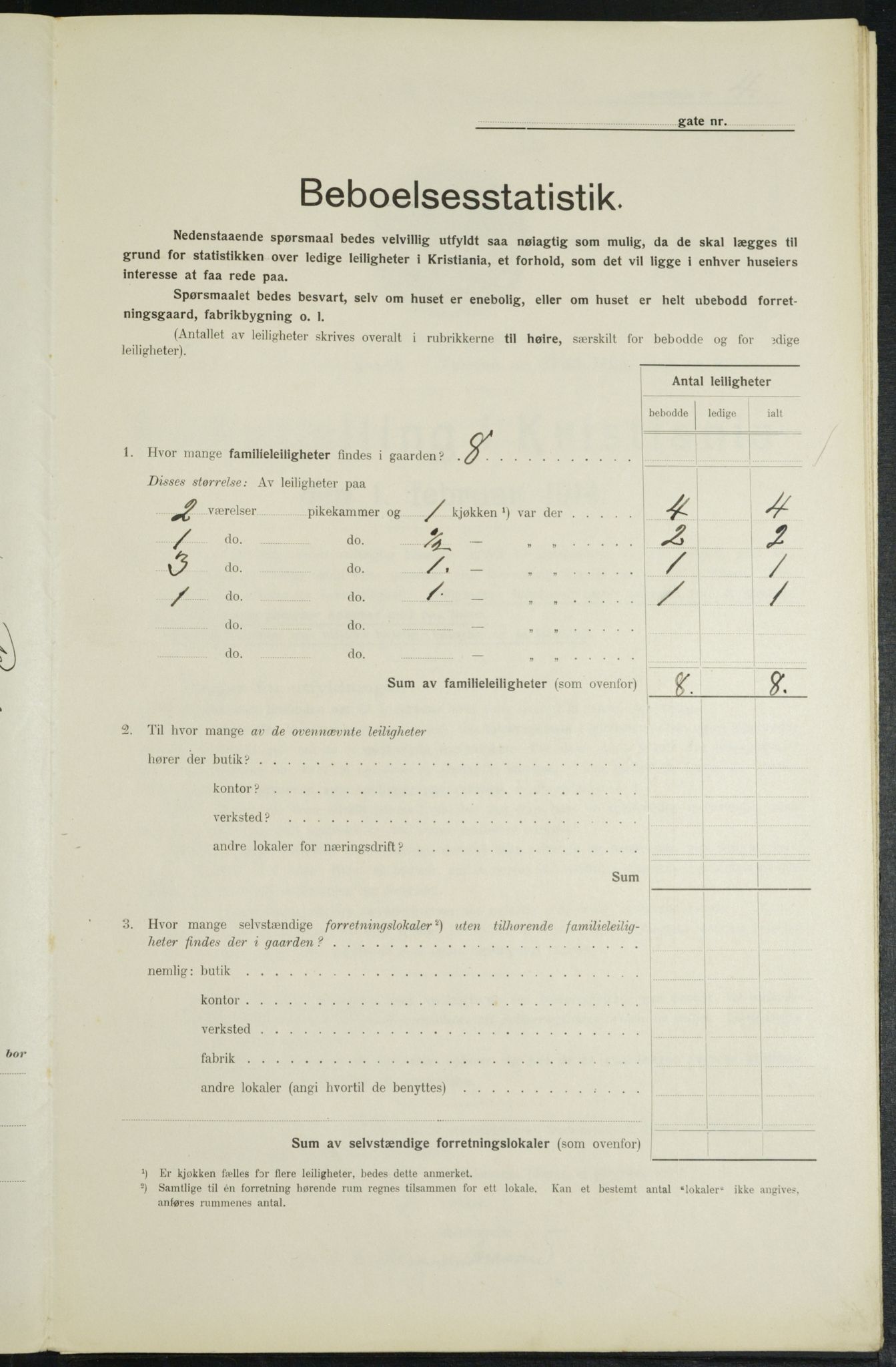 OBA, Municipal Census 1914 for Kristiania, 1914, p. 4967