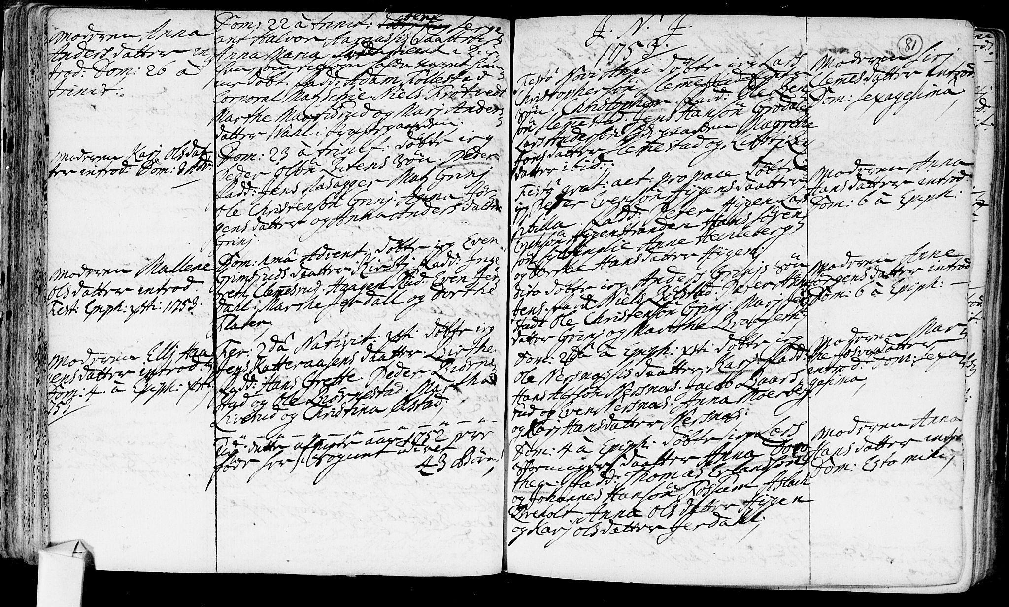 Røyken kirkebøker, AV/SAKO-A-241/F/Fa/L0002: Parish register (official) no. 2, 1731-1782, p. 81