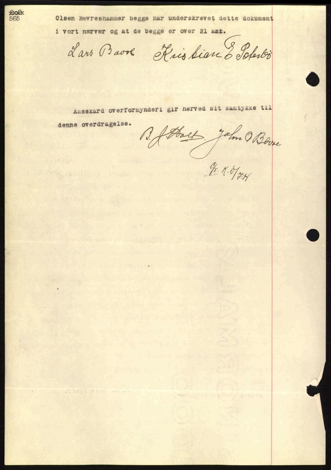 Nordmøre sorenskriveri, AV/SAT-A-4132/1/2/2Ca: Mortgage book no. A81, 1937-1937, Diary no: : 1056/1937