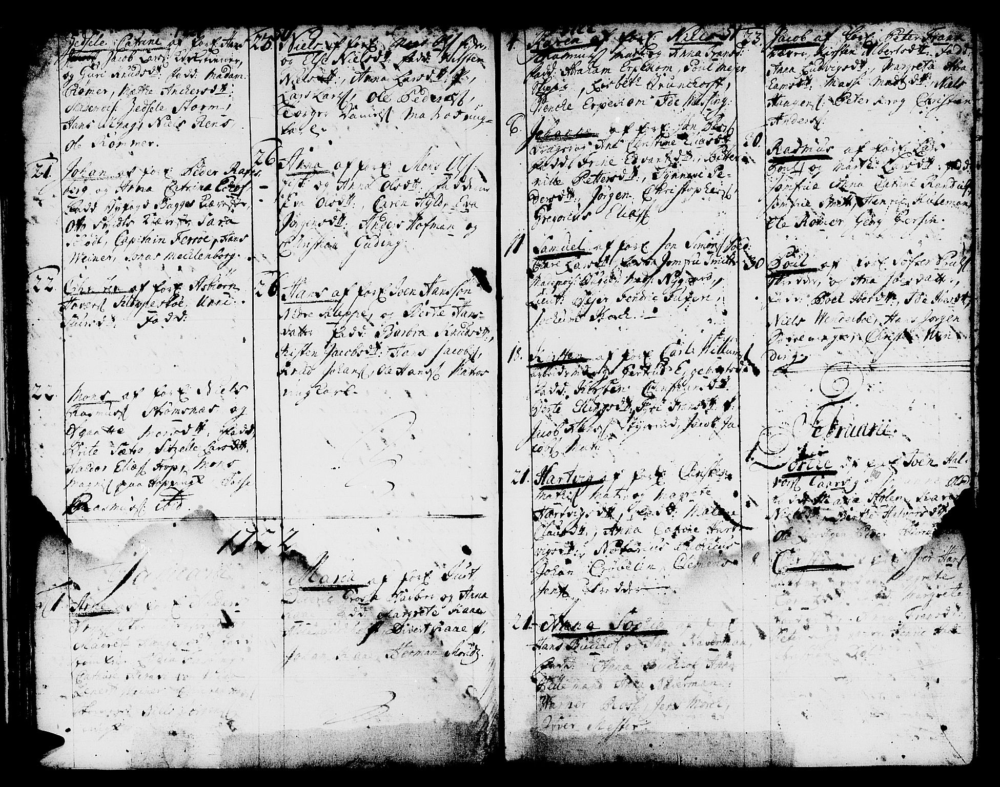 Domkirken sokneprestembete, AV/SAB-A-74801/H/Haa/L0001: Parish register (official) no. A 1, 1719-1732, p. 50-51