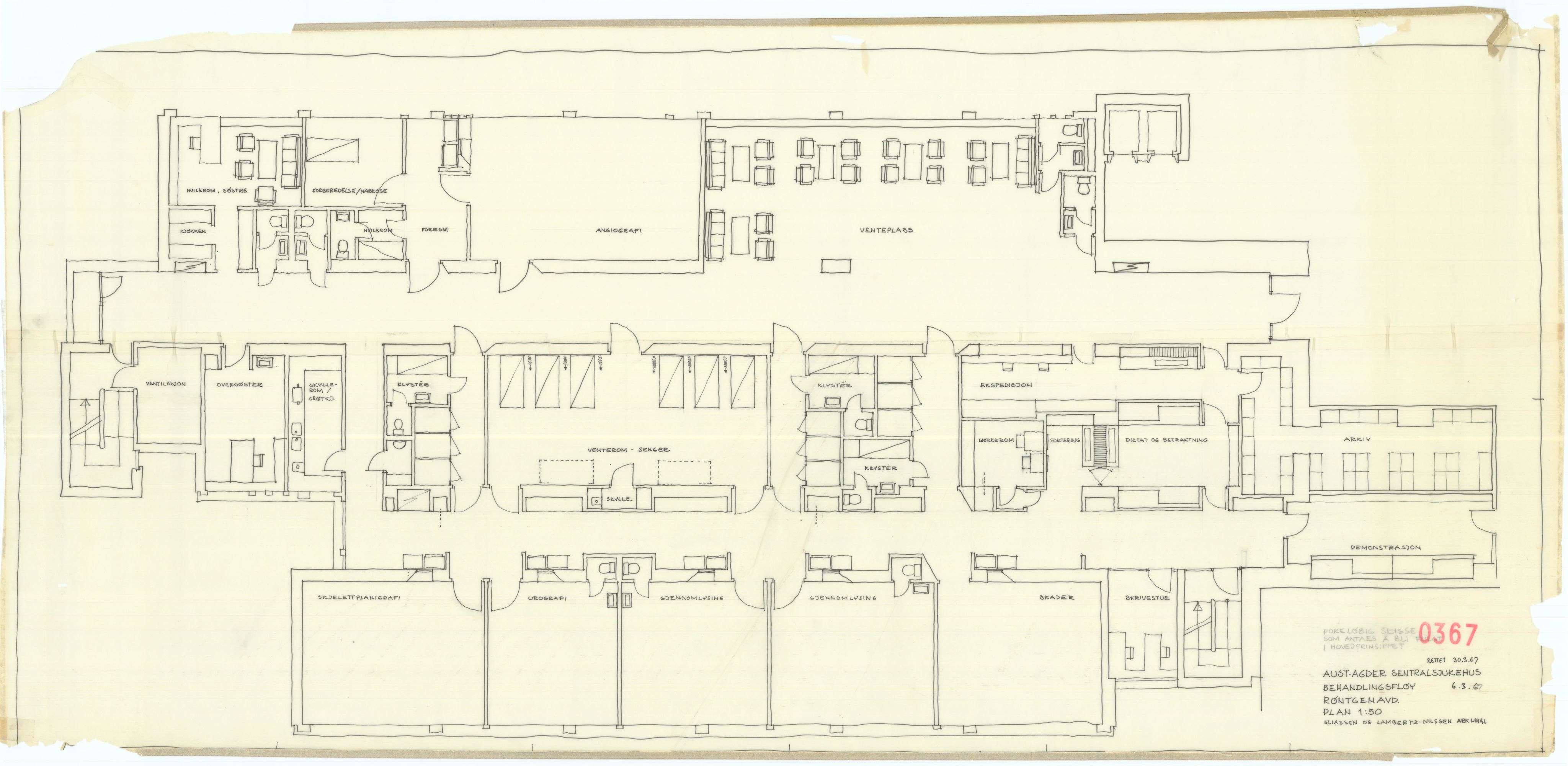 Eliassen og Lambertz-Nilssen Arkitekter, AAKS/PA-2983/T/T02/L0001: Tegningskogger 0367, 1960-1972, p. 14