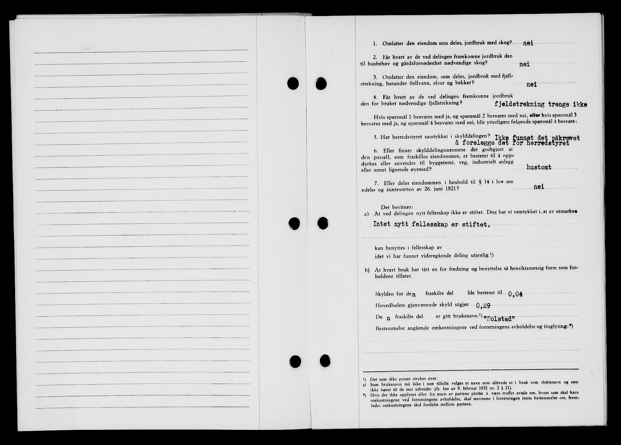 Flekkefjord sorenskriveri, SAK/1221-0001/G/Gb/Gba/L0062: Mortgage book no. A-10, 1947-1947, Diary no: : 417/1947