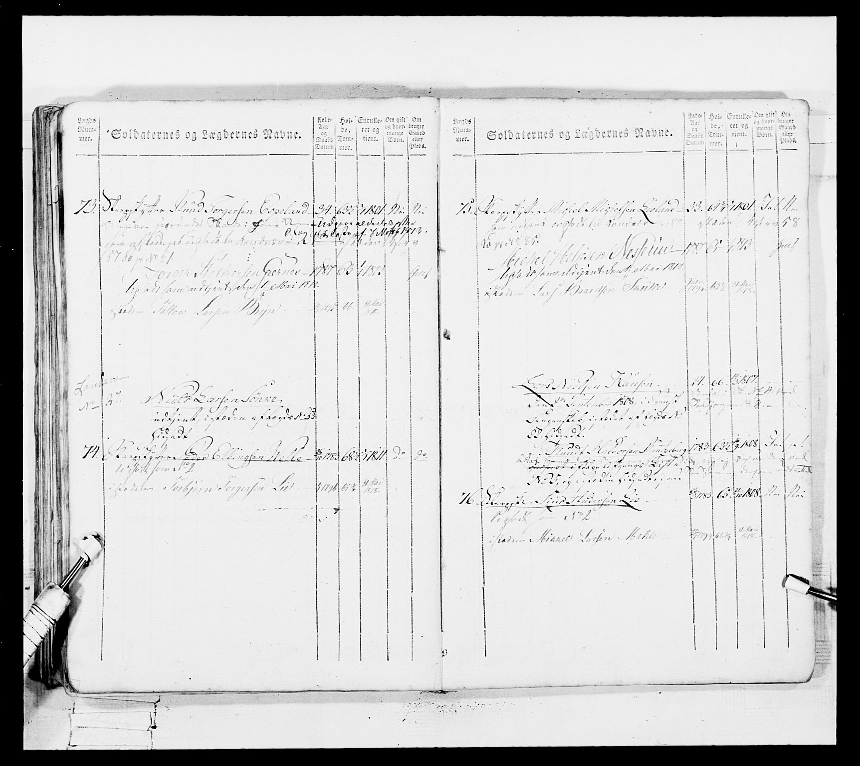 Generalitets- og kommissariatskollegiet, Det kongelige norske kommissariatskollegium, AV/RA-EA-5420/E/Eh/L0100: Bergenhusiske skarpskytterbataljon, 1812, p. 314