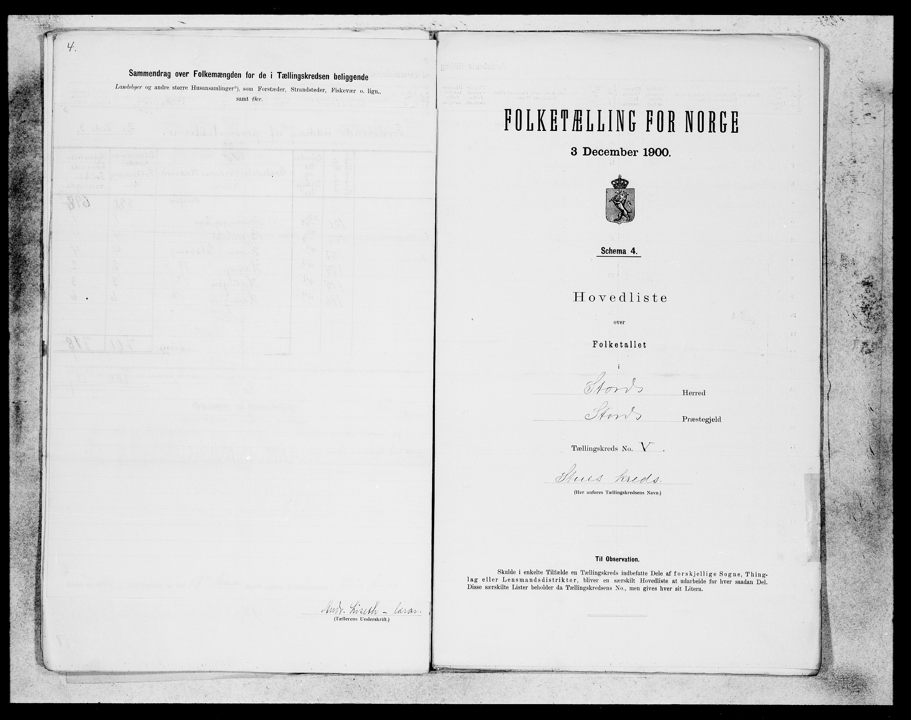 SAB, 1900 census for Stord, 1900, p. 12