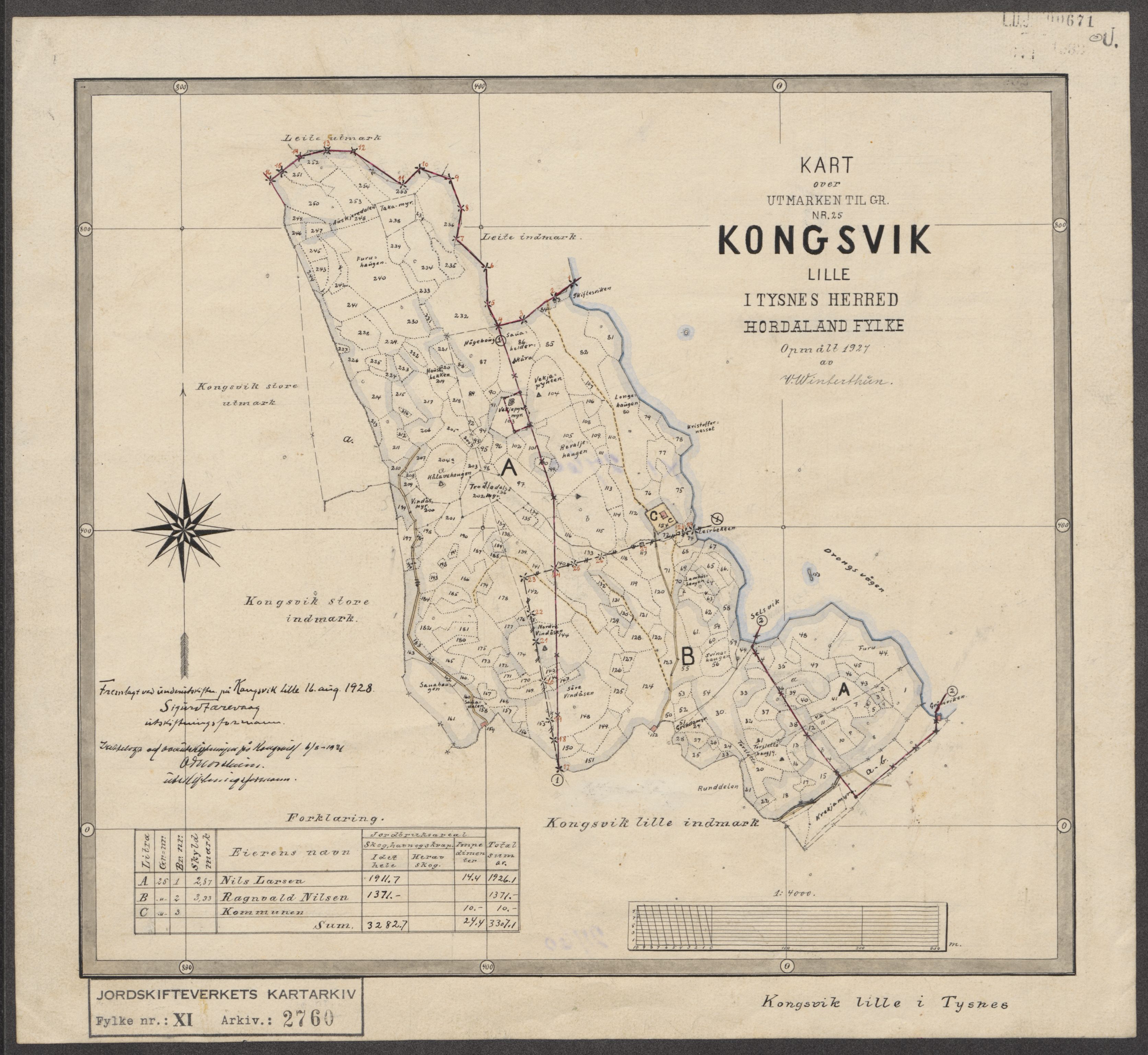 Jordskifteverkets kartarkiv, AV/RA-S-3929/T, 1859-1988, p. 3106