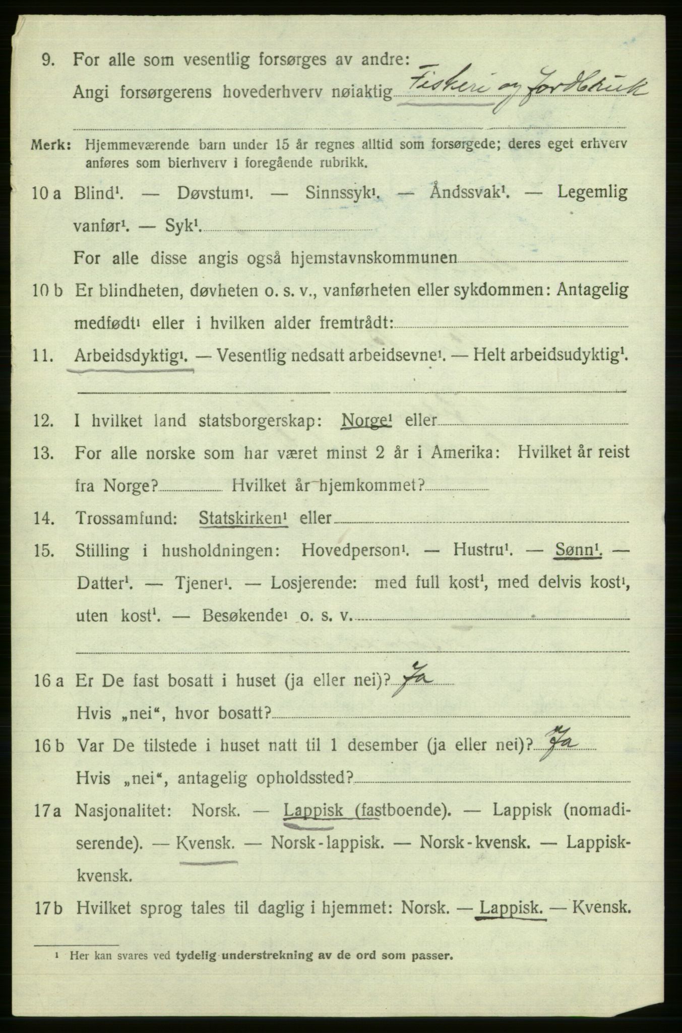 SATØ, 1920 census for Nesseby, 1920, p. 514