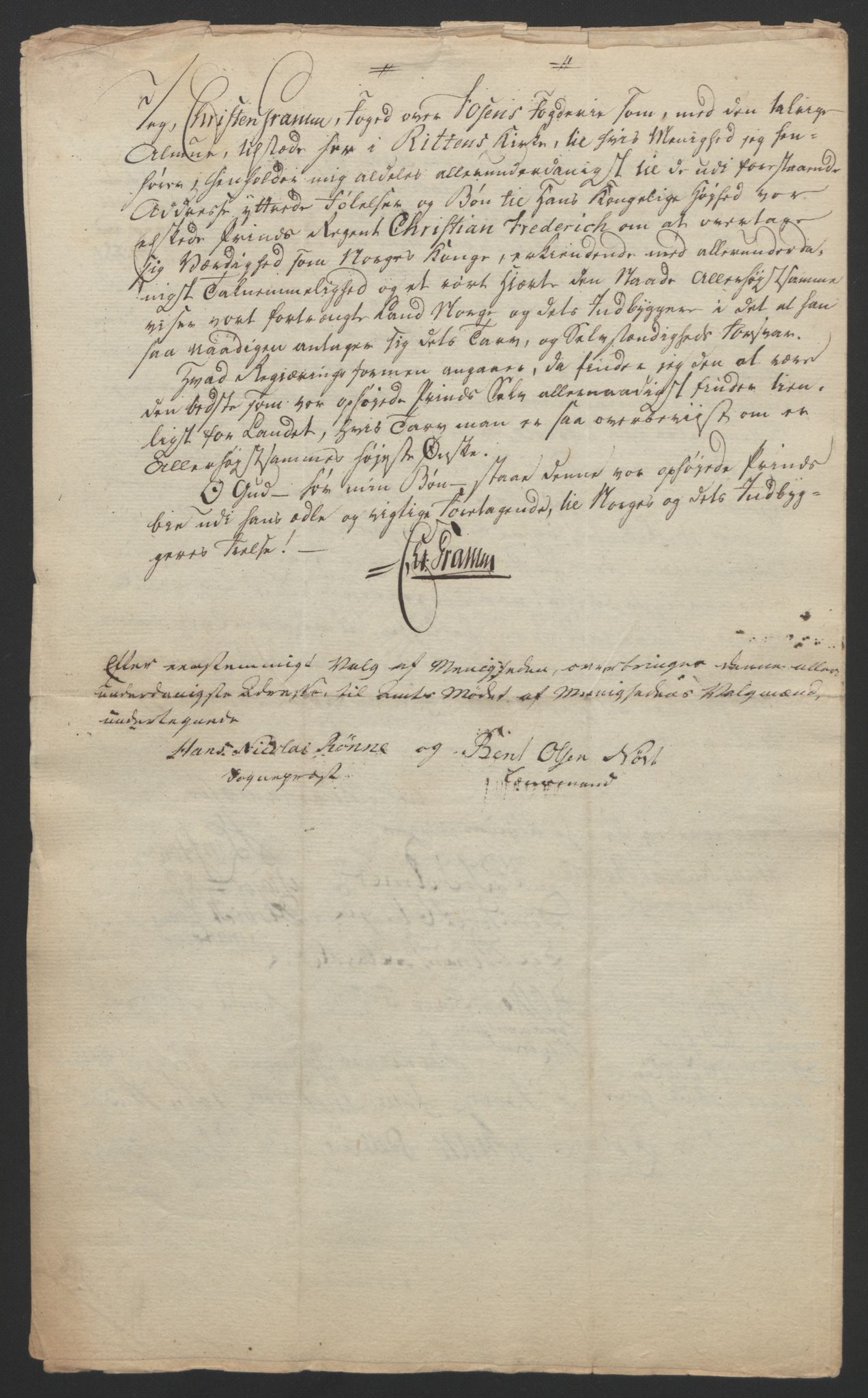 Statsrådssekretariatet, RA/S-1001/D/Db/L0008: Fullmakter for Eidsvollsrepresentantene i 1814. , 1814, p. 455
