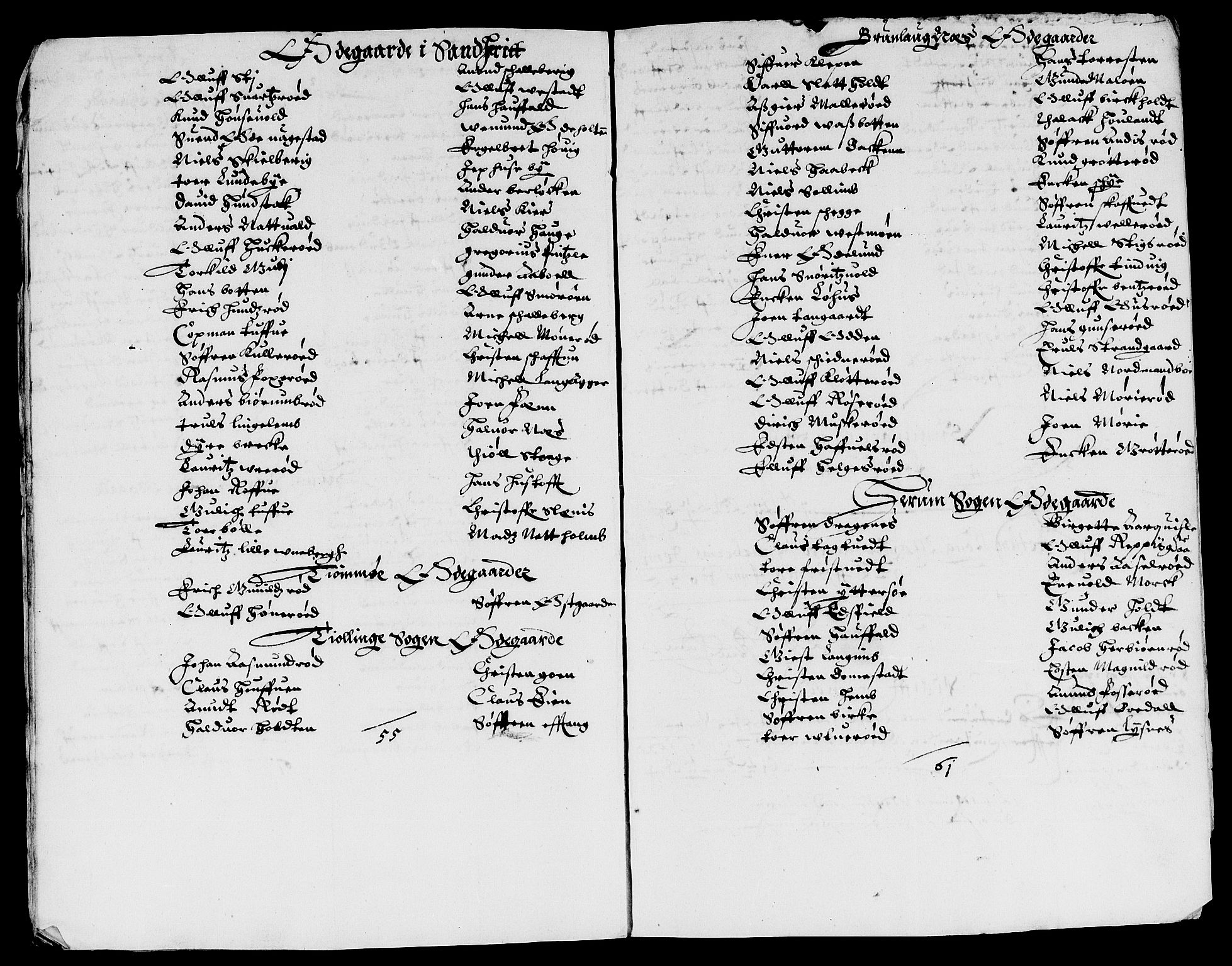 Rentekammeret inntil 1814, Reviderte regnskaper, Lensregnskaper, AV/RA-EA-5023/R/Rb/Rbl/L0005: Brunla len med Eiker len 1626-37, 1632-1635