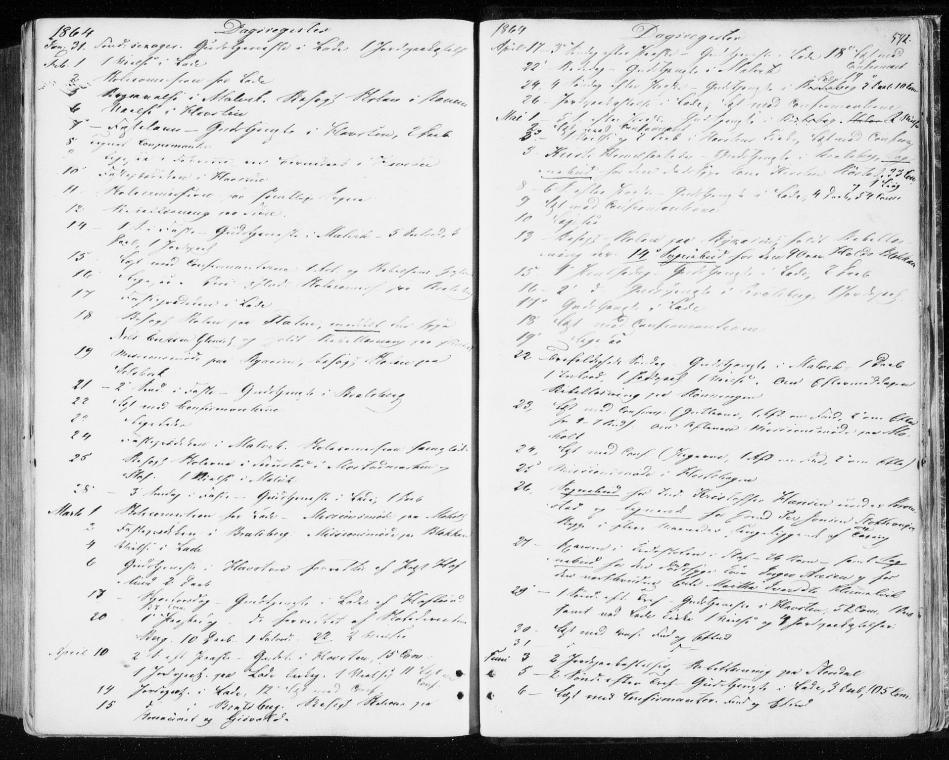 Ministerialprotokoller, klokkerbøker og fødselsregistre - Sør-Trøndelag, SAT/A-1456/606/L0292: Parish register (official) no. 606A07, 1856-1865, p. 592
