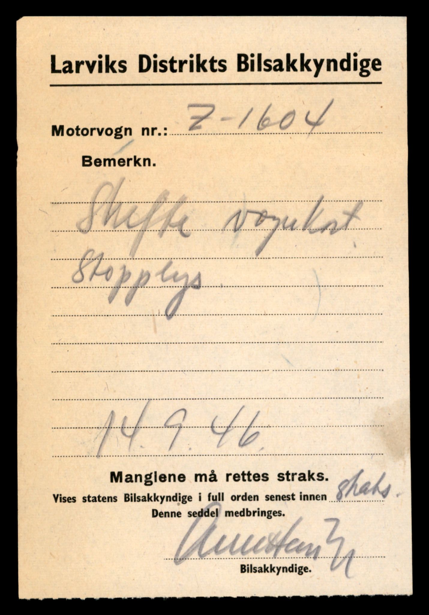 Møre og Romsdal vegkontor - Ålesund trafikkstasjon, AV/SAT-A-4099/F/Fe/L0049: Registreringskort for kjøretøy T 14864 - T 18613, 1927-1998, p. 15