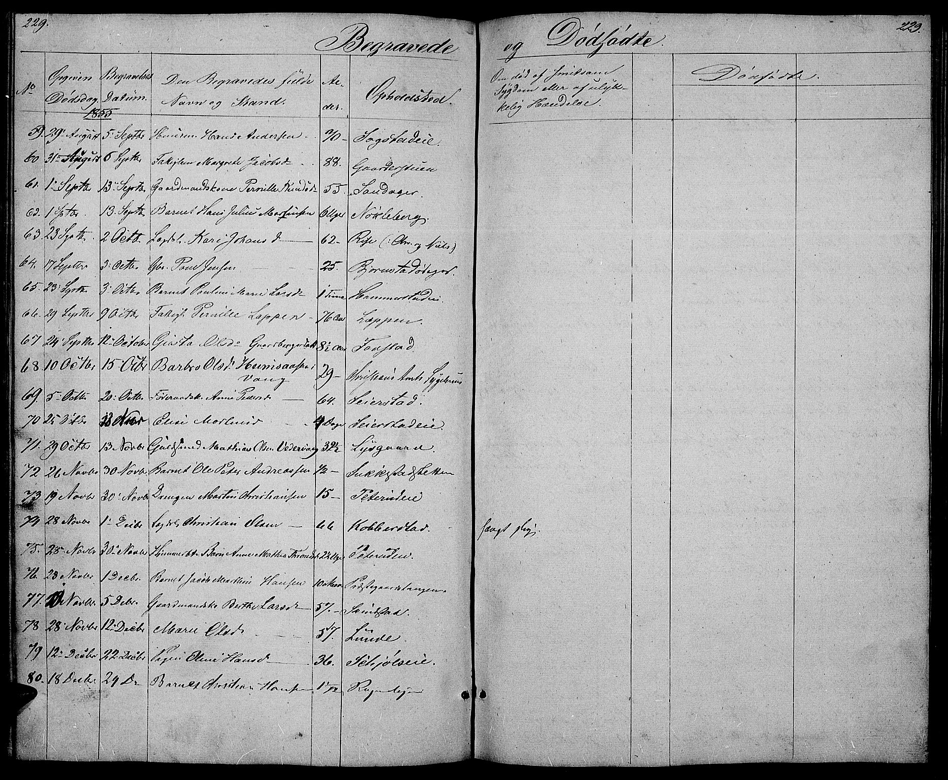 Østre Toten prestekontor, SAH/PREST-104/H/Ha/Hab/L0003: Parish register (copy) no. 3, 1848-1857, p. 229
