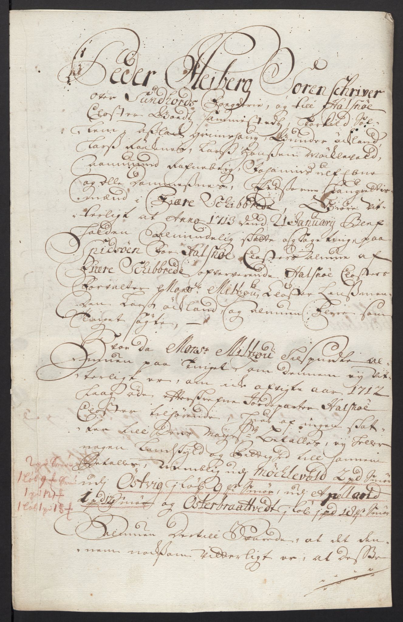 Rentekammeret inntil 1814, Reviderte regnskaper, Fogderegnskap, AV/RA-EA-4092/R48/L2988: Fogderegnskap Sunnhordland og Hardanger, 1712, p. 371