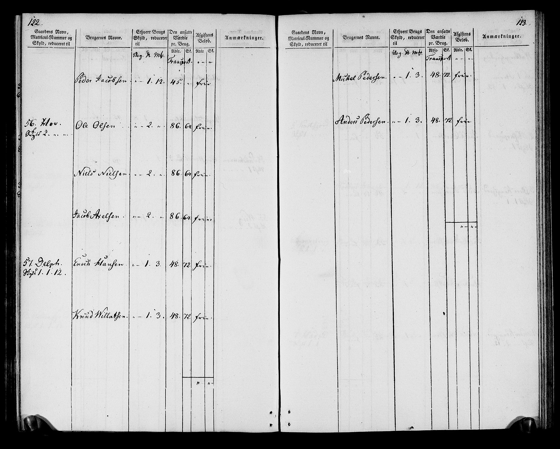 Rentekammeret inntil 1814, Realistisk ordnet avdeling, AV/RA-EA-4070/N/Ne/Nea/L0164: Vesterålen, Andenes og Lofoten fogderi. Oppebørselsregister, 1803, p. 64