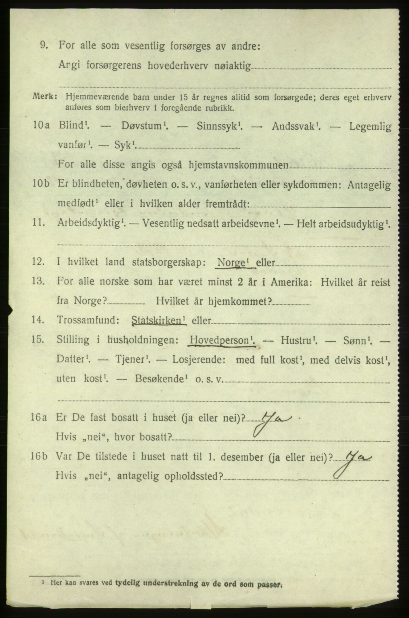 SAB, 1920 census for Vikebygd, 1920, p. 1168