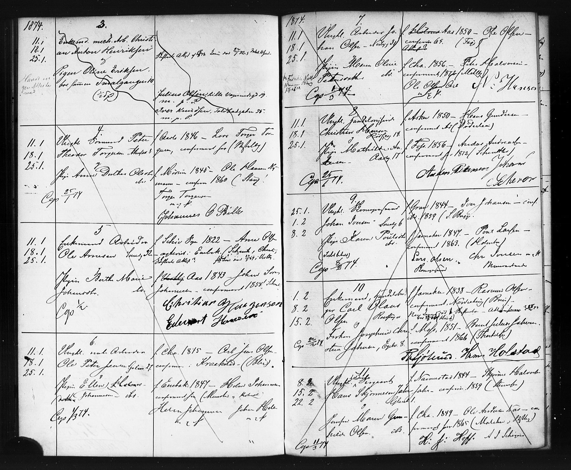 Grønland prestekontor Kirkebøker, AV/SAO-A-10848/G/Ga/L0002: Parish register (copy) no. 2, 1861-1863