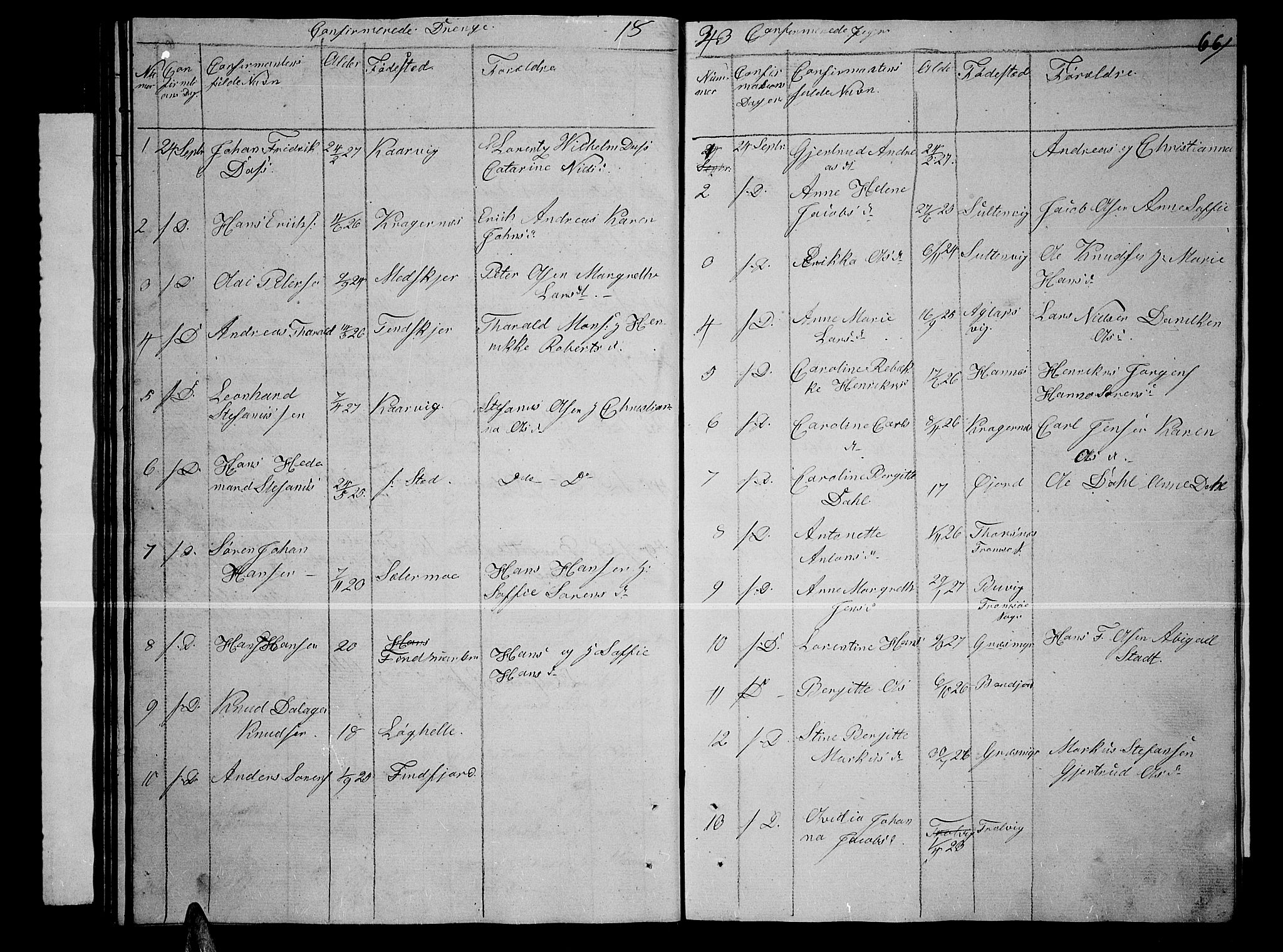 Lenvik sokneprestembete, SATØ/S-1310/H/Ha/Hab/L0002klokker: Parish register (copy) no. 2, 1838-1843, p. 66
