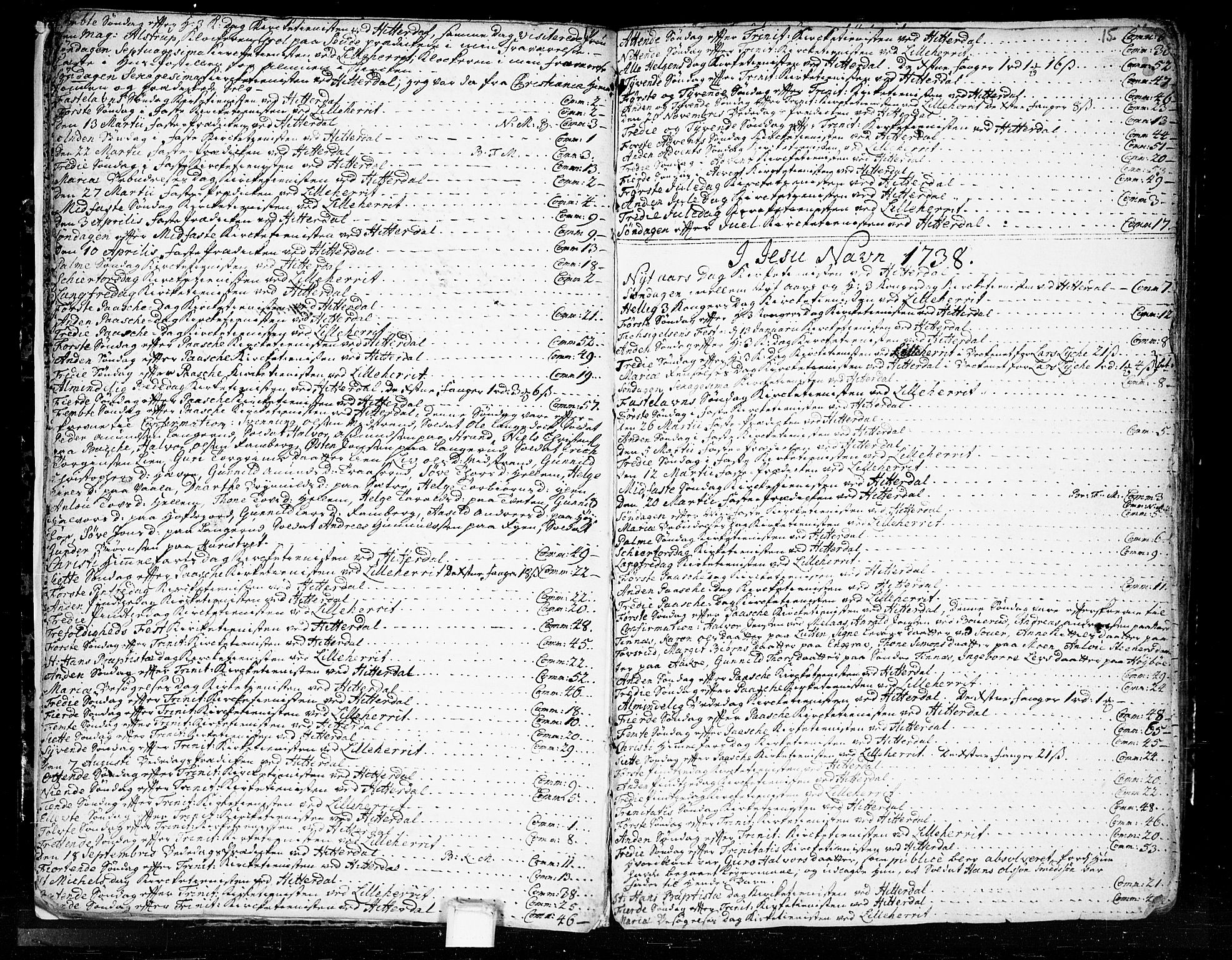 Heddal kirkebøker, SAKO/A-268/F/Fa/L0003: Parish register (official) no. I 3, 1723-1783, p. 15