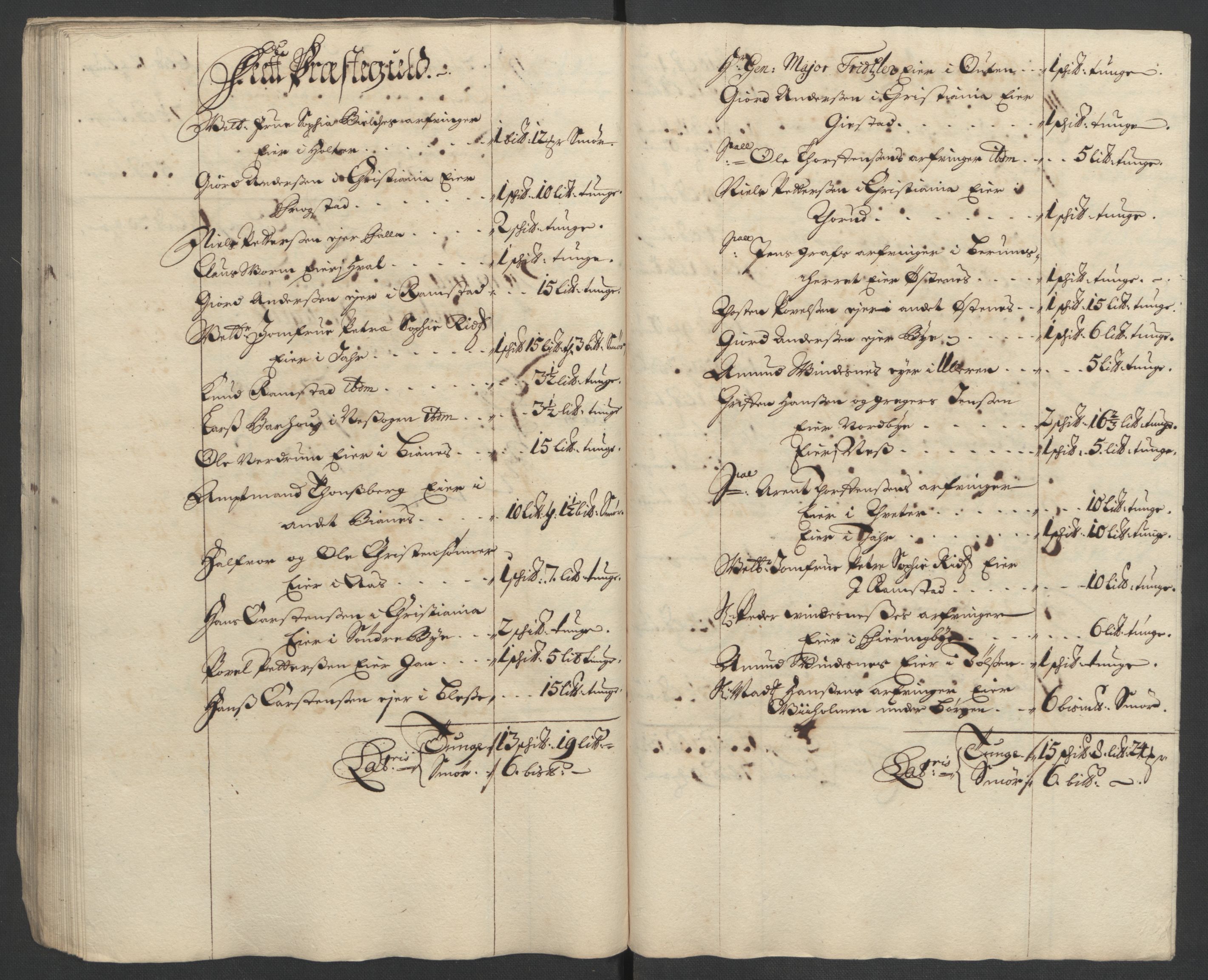 Rentekammeret inntil 1814, Reviderte regnskaper, Fogderegnskap, AV/RA-EA-4092/R11/L0580: Fogderegnskap Nedre Romerike, 1696-1697, p. 156