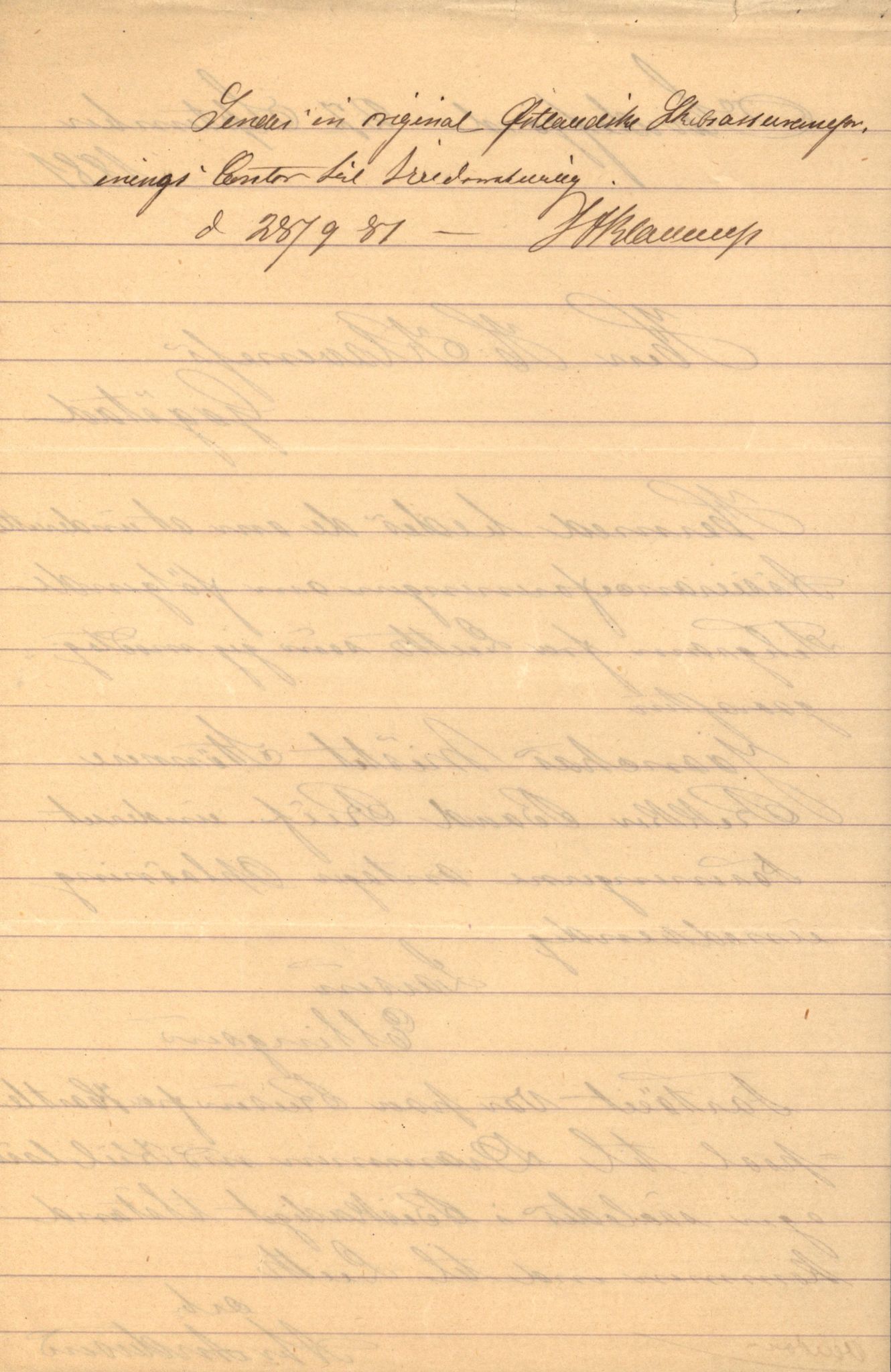 Pa 63 - Østlandske skibsassuranceforening, VEMU/A-1079/G/Ga/L0014/0003: Havaridokumenter / Helene, Joanchas, Kong Oskar af Sandefjord, Kong Oscar af Haugesund, 1881, p. 6