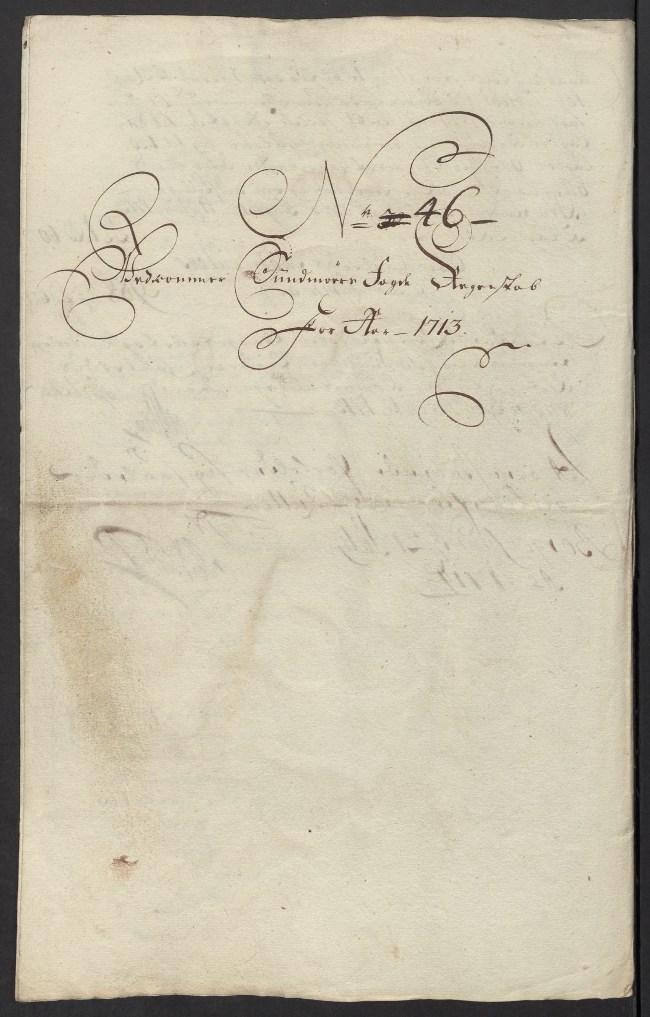 Rentekammeret inntil 1814, Reviderte regnskaper, Fogderegnskap, AV/RA-EA-4092/R54/L3565: Fogderegnskap Sunnmøre, 1712-1713, p. 562