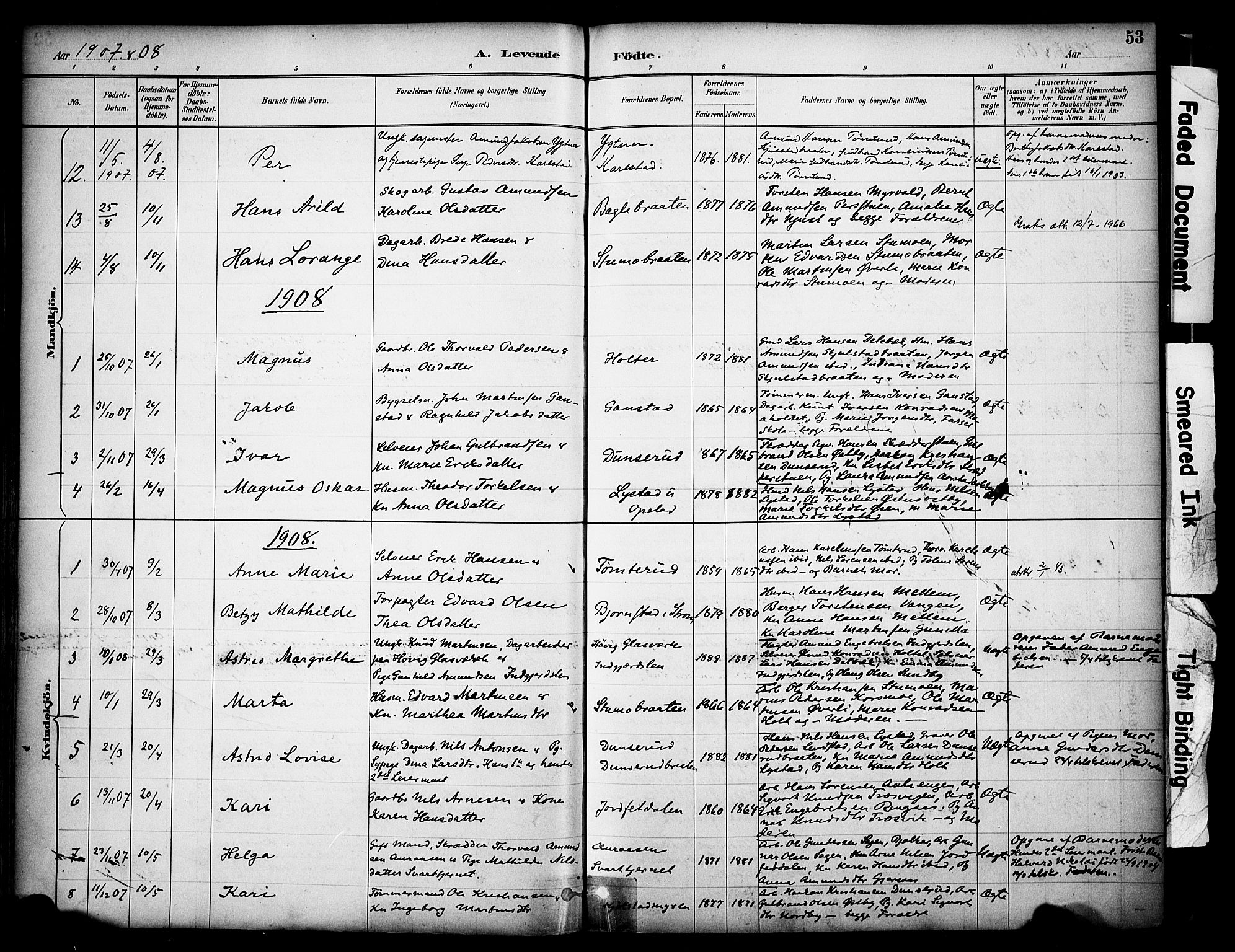 Sør-Odal prestekontor, AV/SAH-PREST-030/H/Ha/Haa/L0009: Parish register (official) no. 9, 1886-1926, p. 53