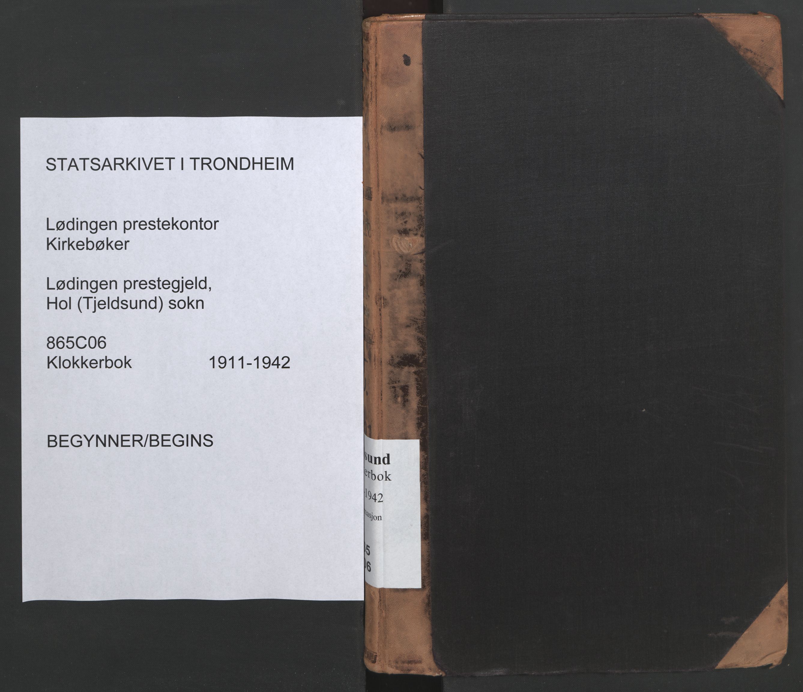 Ministerialprotokoller, klokkerbøker og fødselsregistre - Nordland, SAT/A-1459/865/L0934: Parish register (copy) no. 865C06, 1911-1942