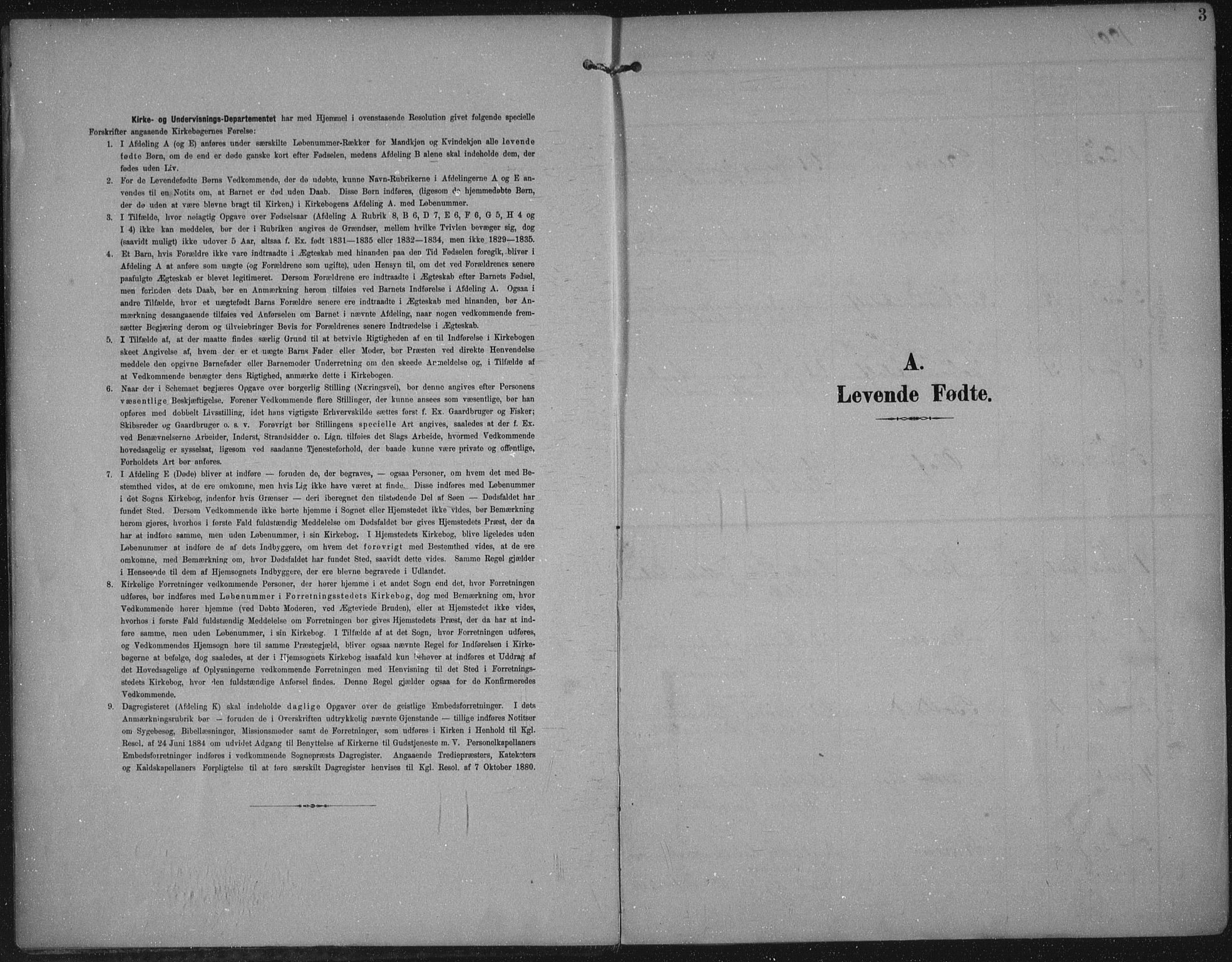 Lye sokneprestkontor, AV/SAST-A-101794/002/A/L0001: Parish register (official) no. A 12, 1904-1920, p. 3