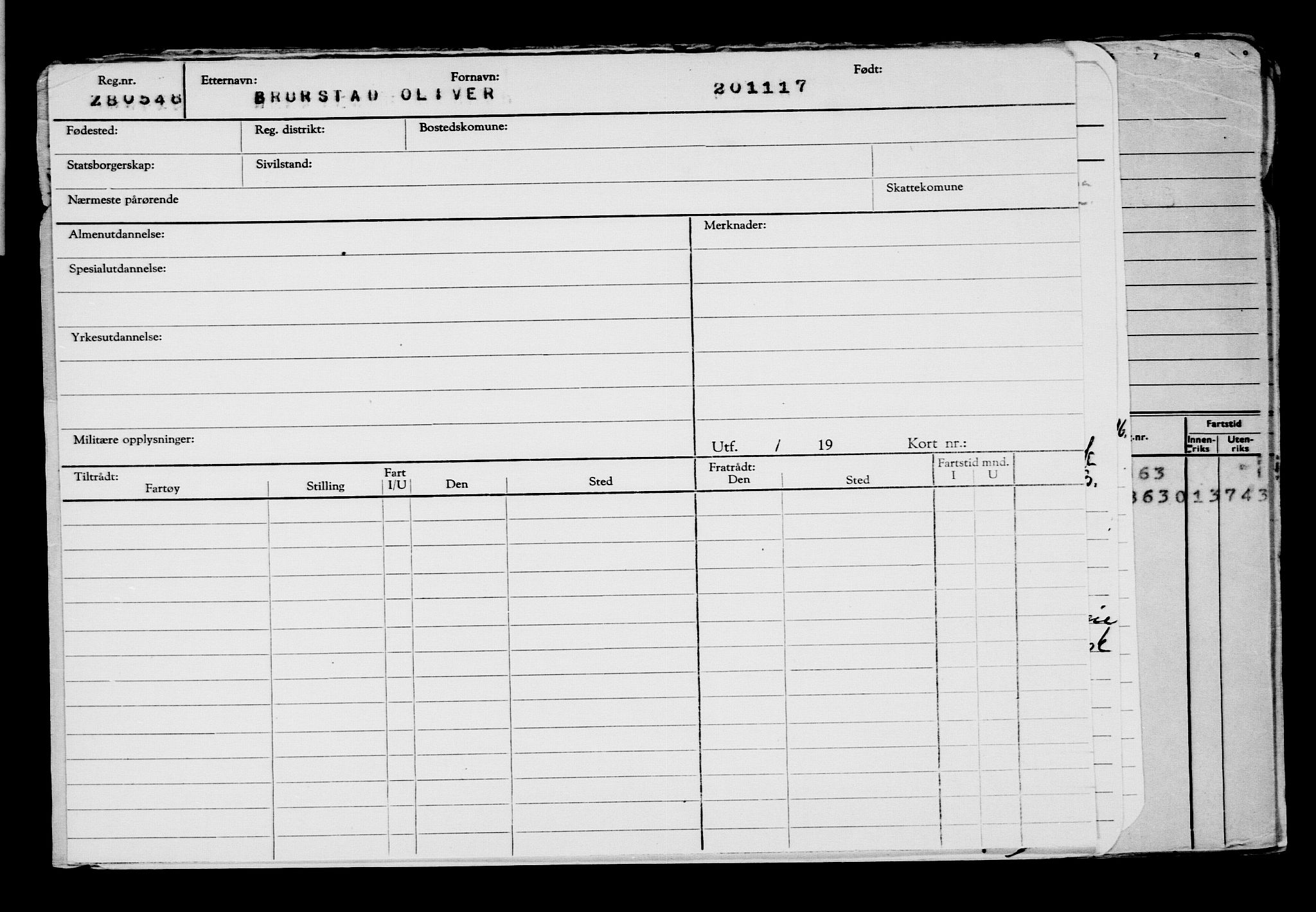 Direktoratet for sjømenn, AV/RA-S-3545/G/Gb/L0153: Hovedkort, 1917, p. 326