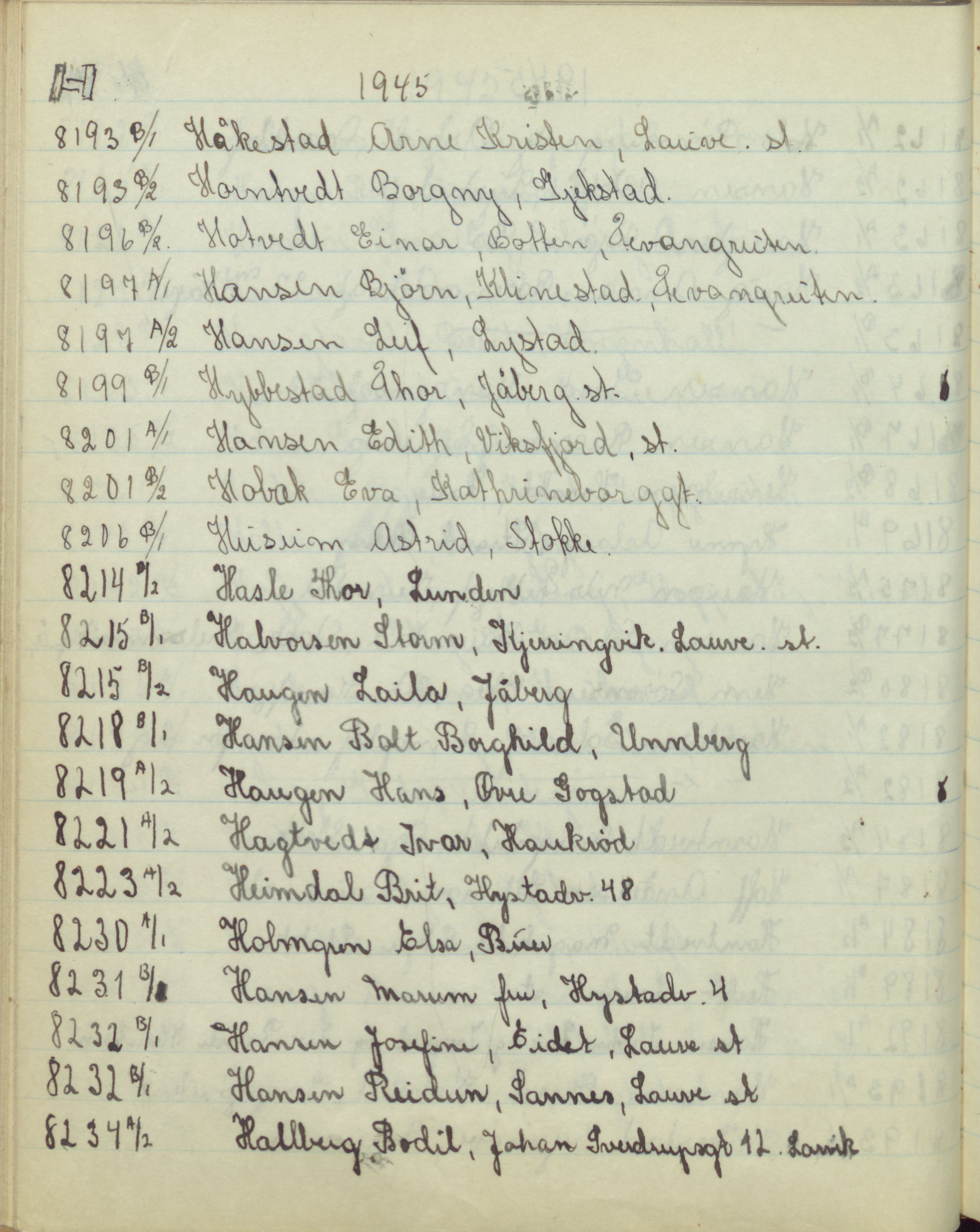 Pa 1494 - Jørgensen, Antonius. Fotograf, VEMU/A-2760/F/Fb, 1927-1984, p. 4555