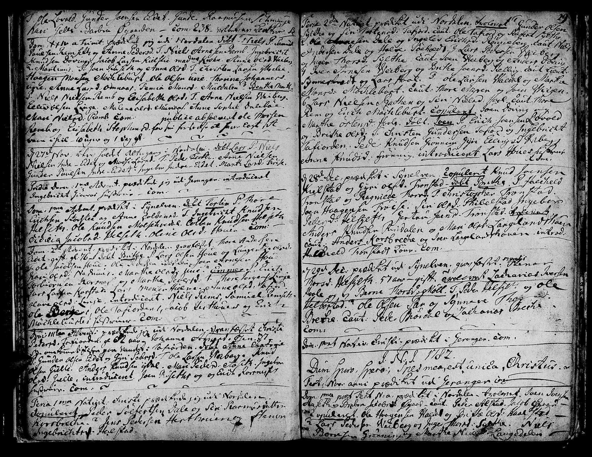 Ministerialprotokoller, klokkerbøker og fødselsregistre - Møre og Romsdal, SAT/A-1454/519/L0245: Parish register (official) no. 519A04, 1774-1816, p. 29