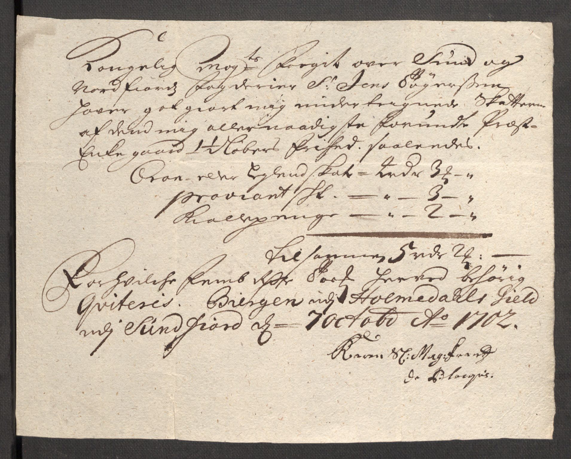 Rentekammeret inntil 1814, Reviderte regnskaper, Fogderegnskap, AV/RA-EA-4092/R53/L3426: Fogderegnskap Sunn- og Nordfjord, 1702, p. 209