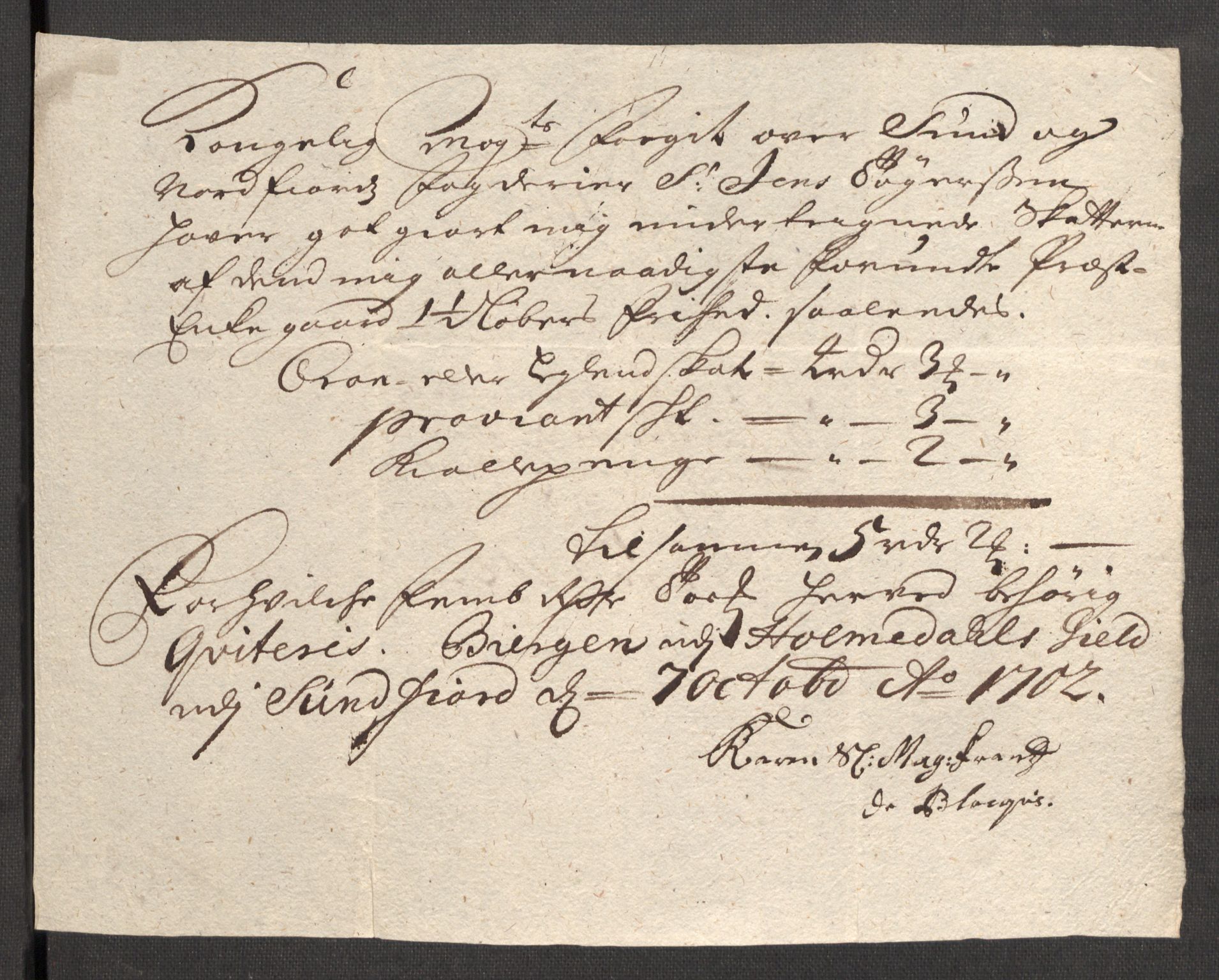 Rentekammeret inntil 1814, Reviderte regnskaper, Fogderegnskap, RA/EA-4092/R53/L3426: Fogderegnskap Sunn- og Nordfjord, 1702, p. 209