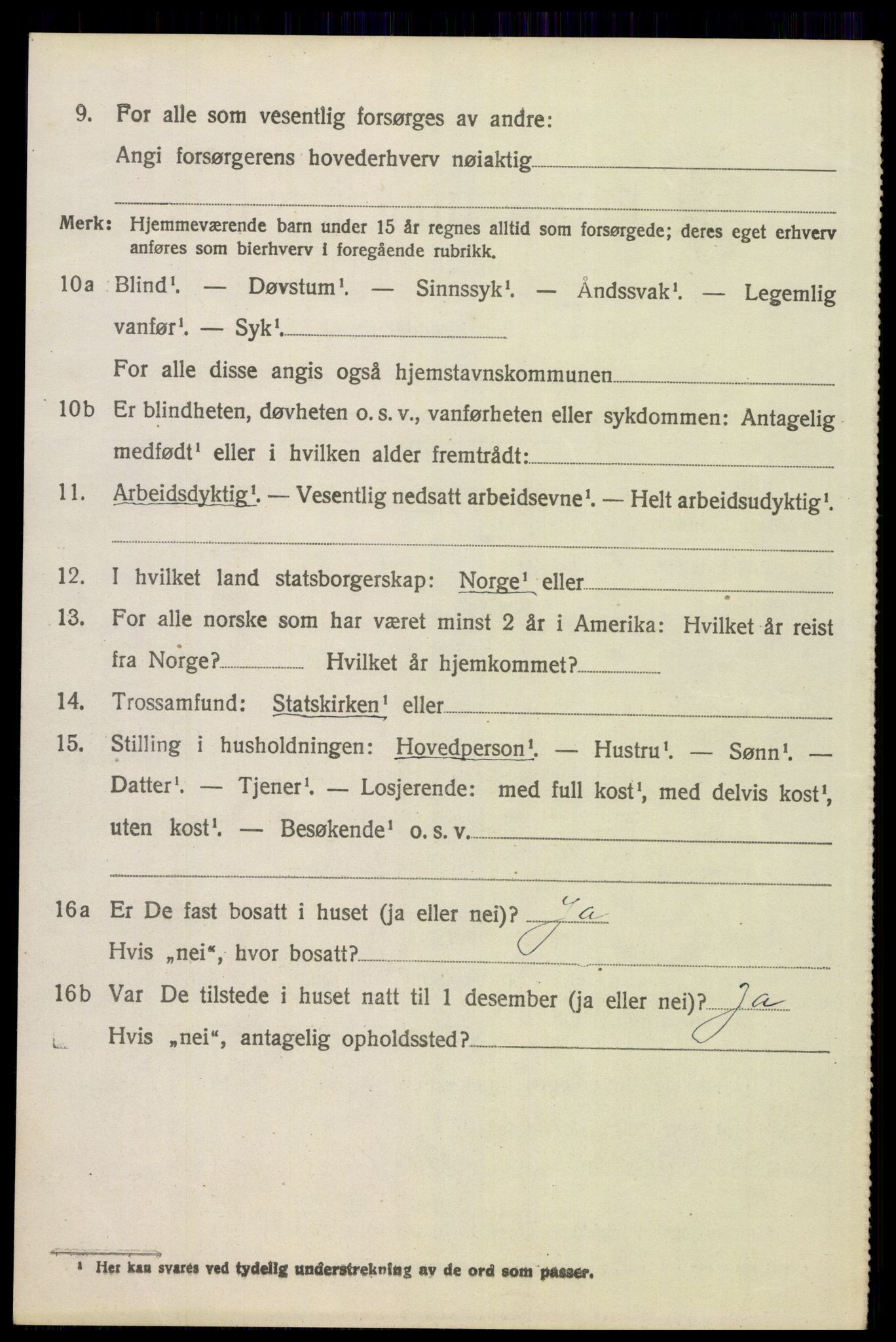 SAH, 1920 census for Trysil, 1920, p. 15692