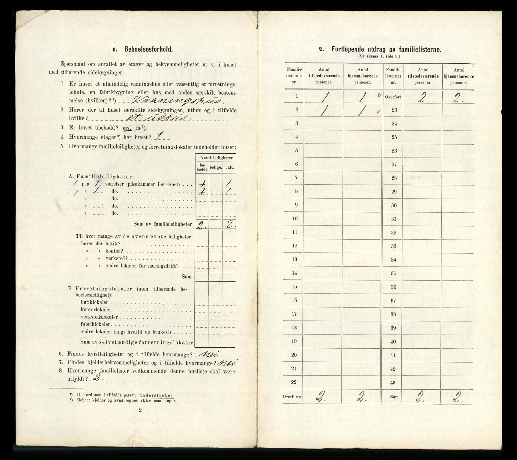 RA, 1910 census for Fredrikshald, 1910, p. 2009