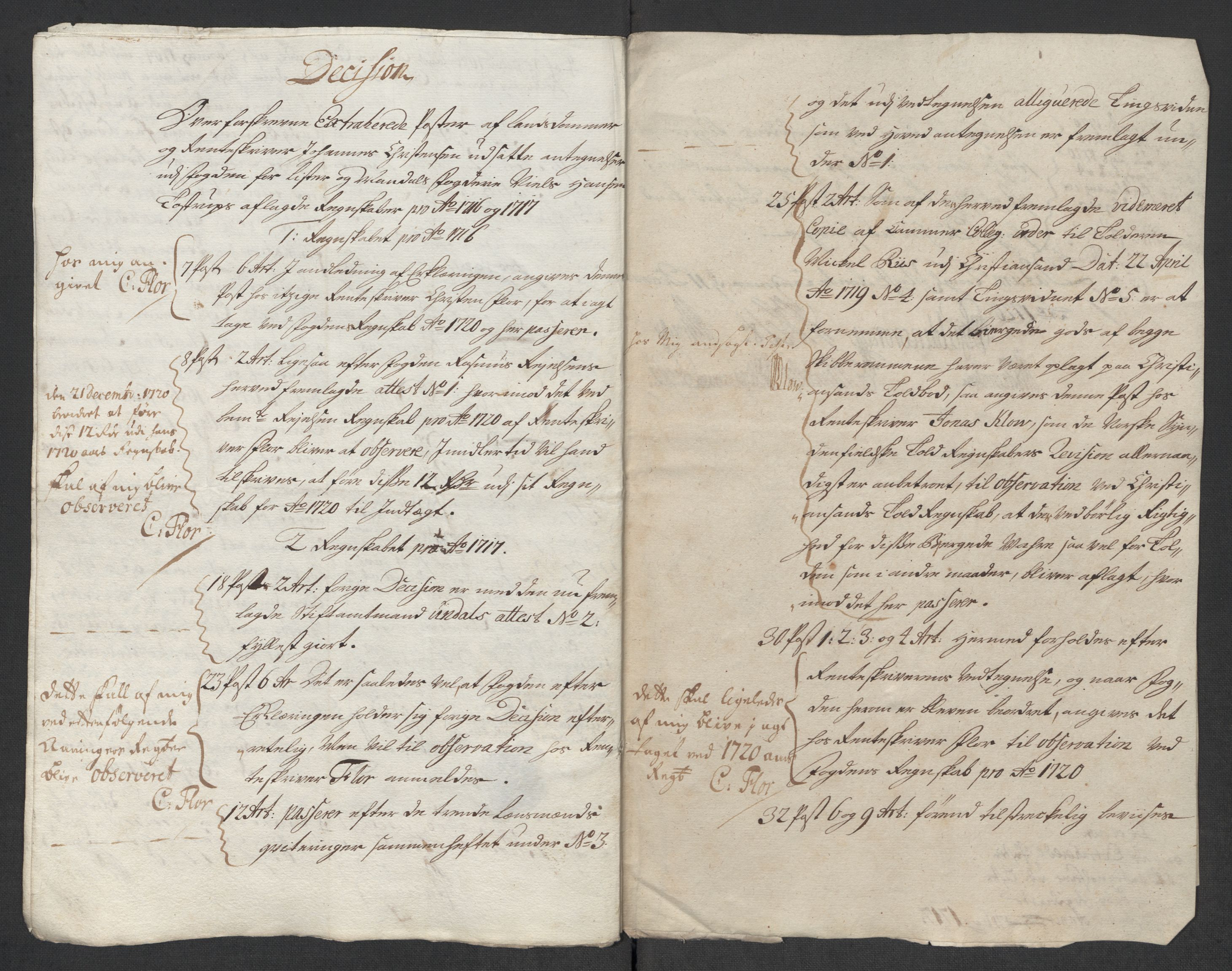 Rentekammeret inntil 1814, Reviderte regnskaper, Fogderegnskap, RA/EA-4092/R43/L2562: Fogderegnskap Lista og Mandal, 1717, p. 201