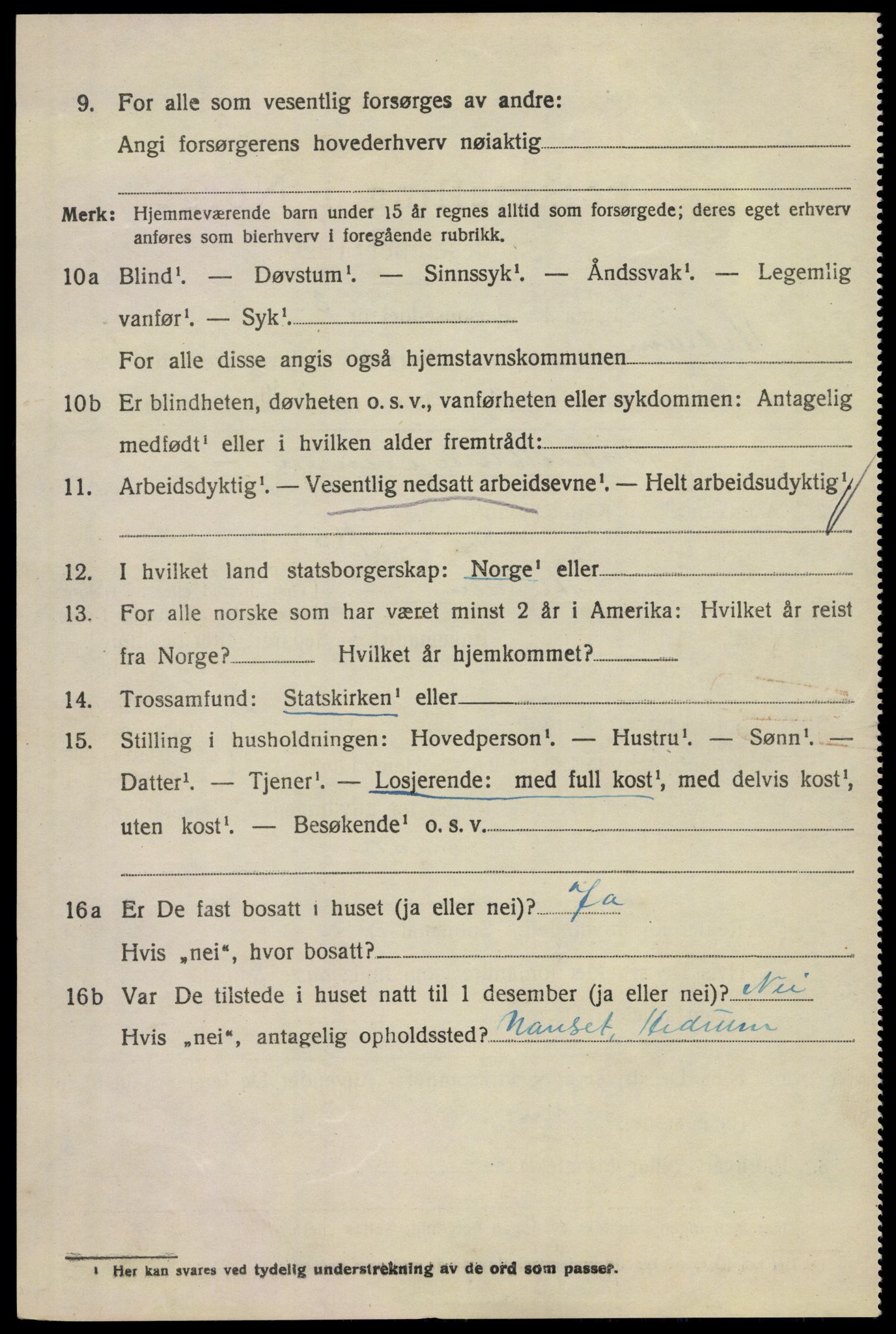 SAKO, 1920 census for Hedrum, 1920, p. 10802