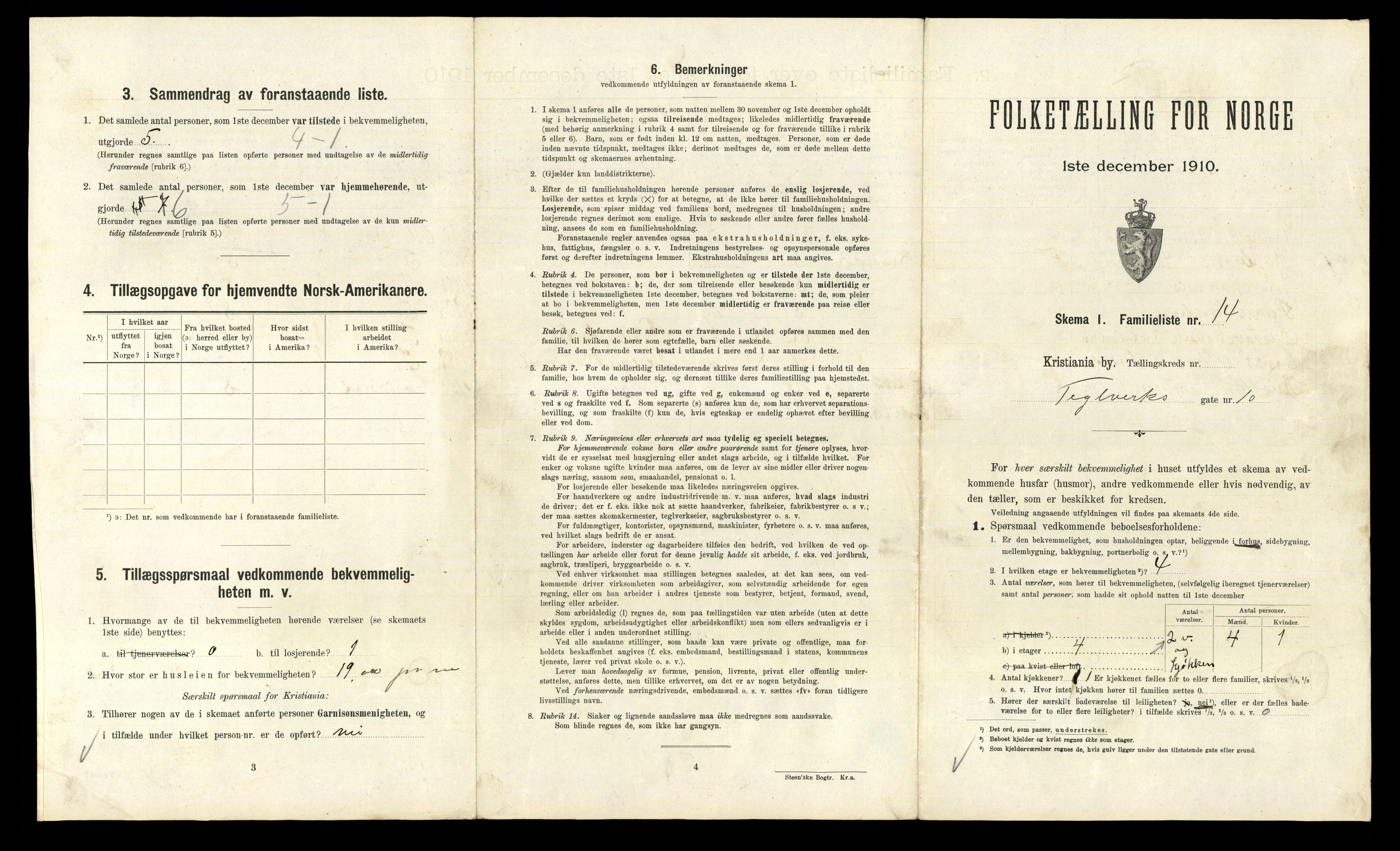 RA, 1910 census for Kristiania, 1910, p. 103423