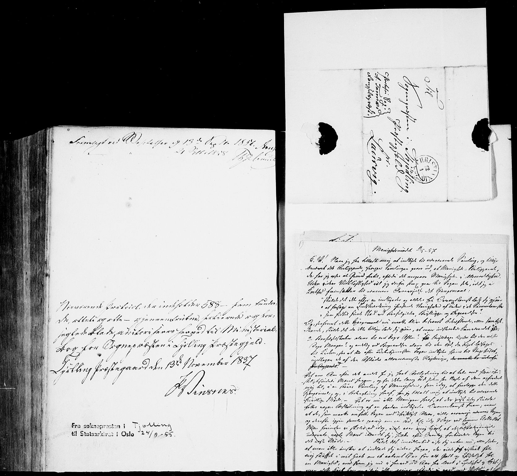 Tjølling kirkebøker, SAKO/A-60/F/Fa/L0006: Parish register (official) no. 6, 1835-1859