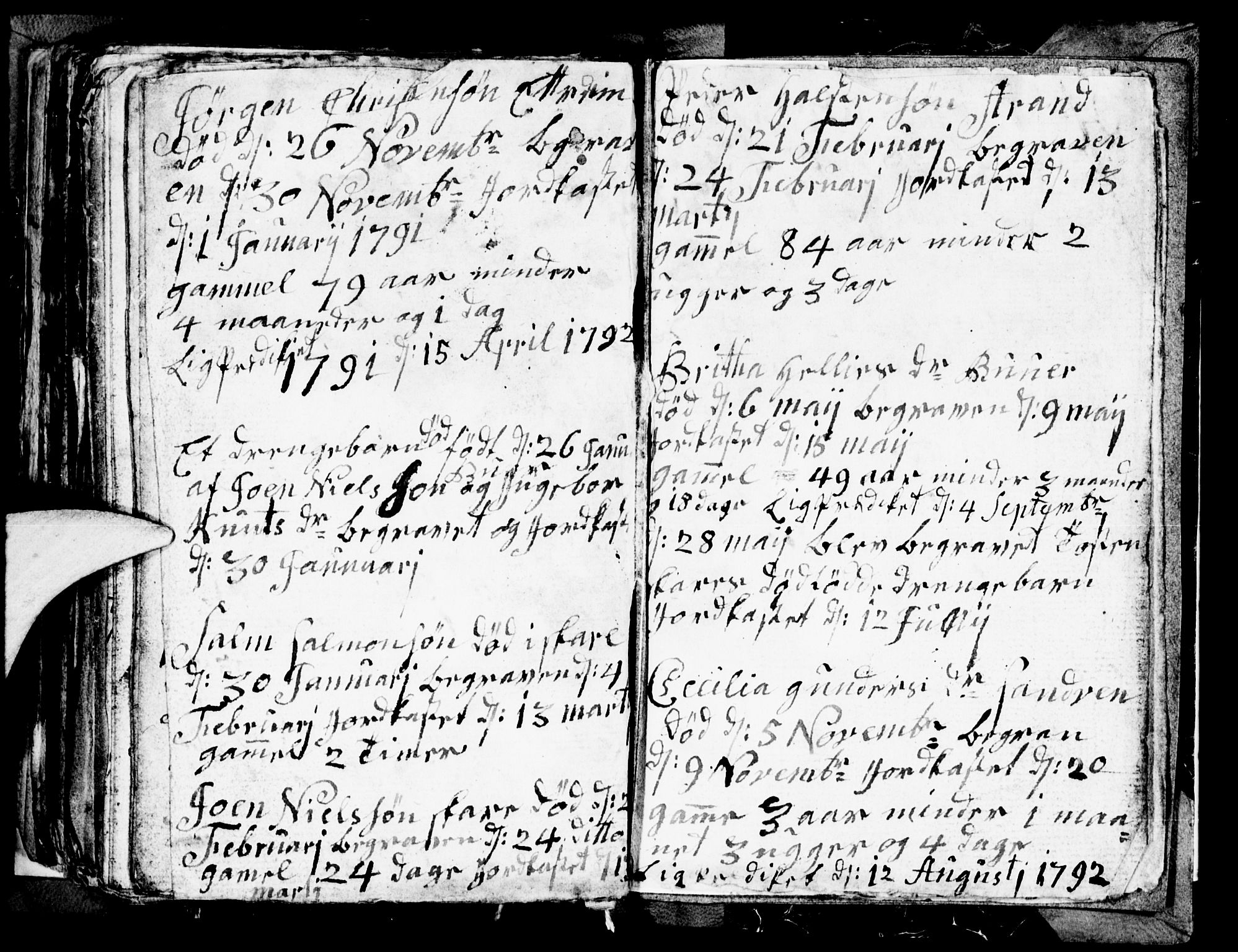 Odda Sokneprestembete, AV/SAB-A-77201/H/Hab: Parish register (copy) no. A 2, 1788-1791, p. 98